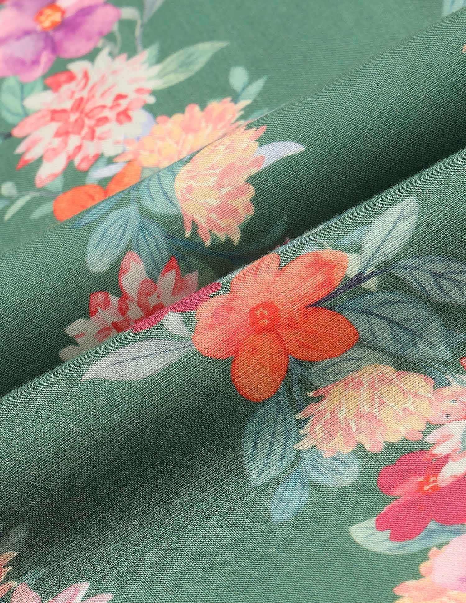 Floral Printed Regular Fit Shirt - Image 2