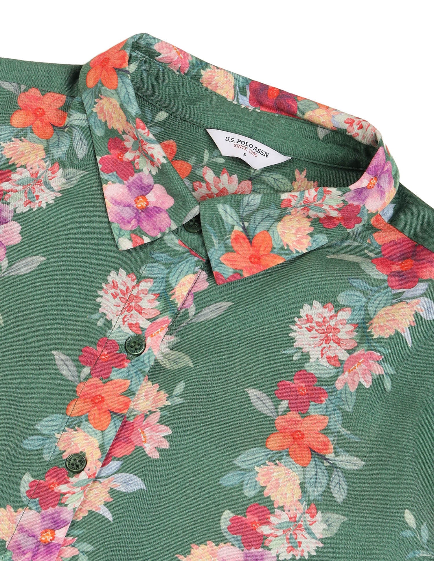 Floral Printed Regular Fit Shirt - Image 8