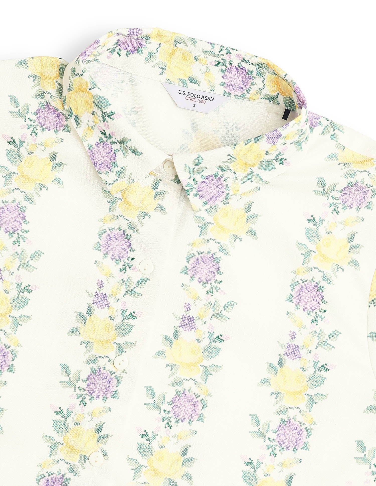 Floral Printed Regular Fit Shirt - Image 8