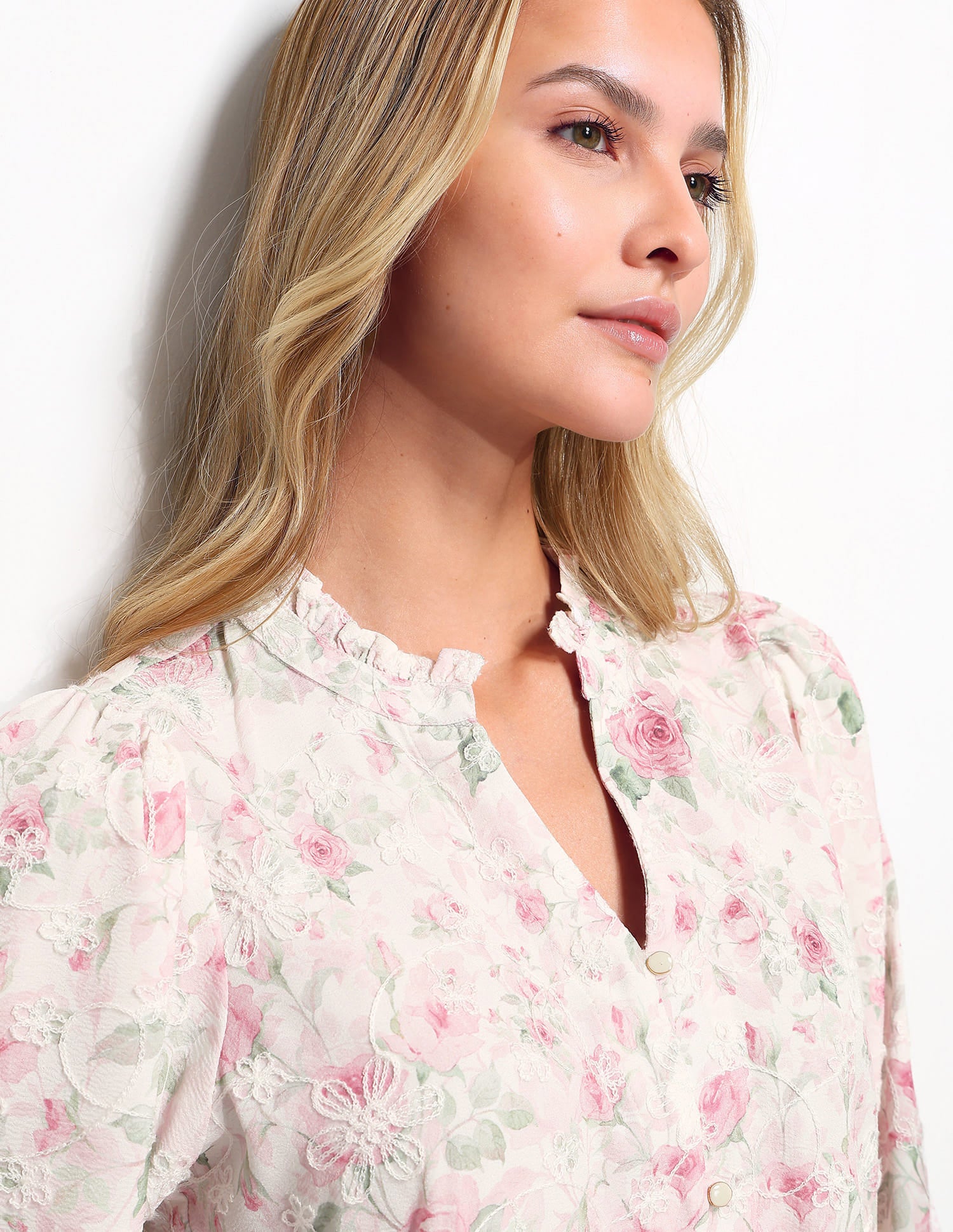 Floral Printed Regular Fit Top - Image 7