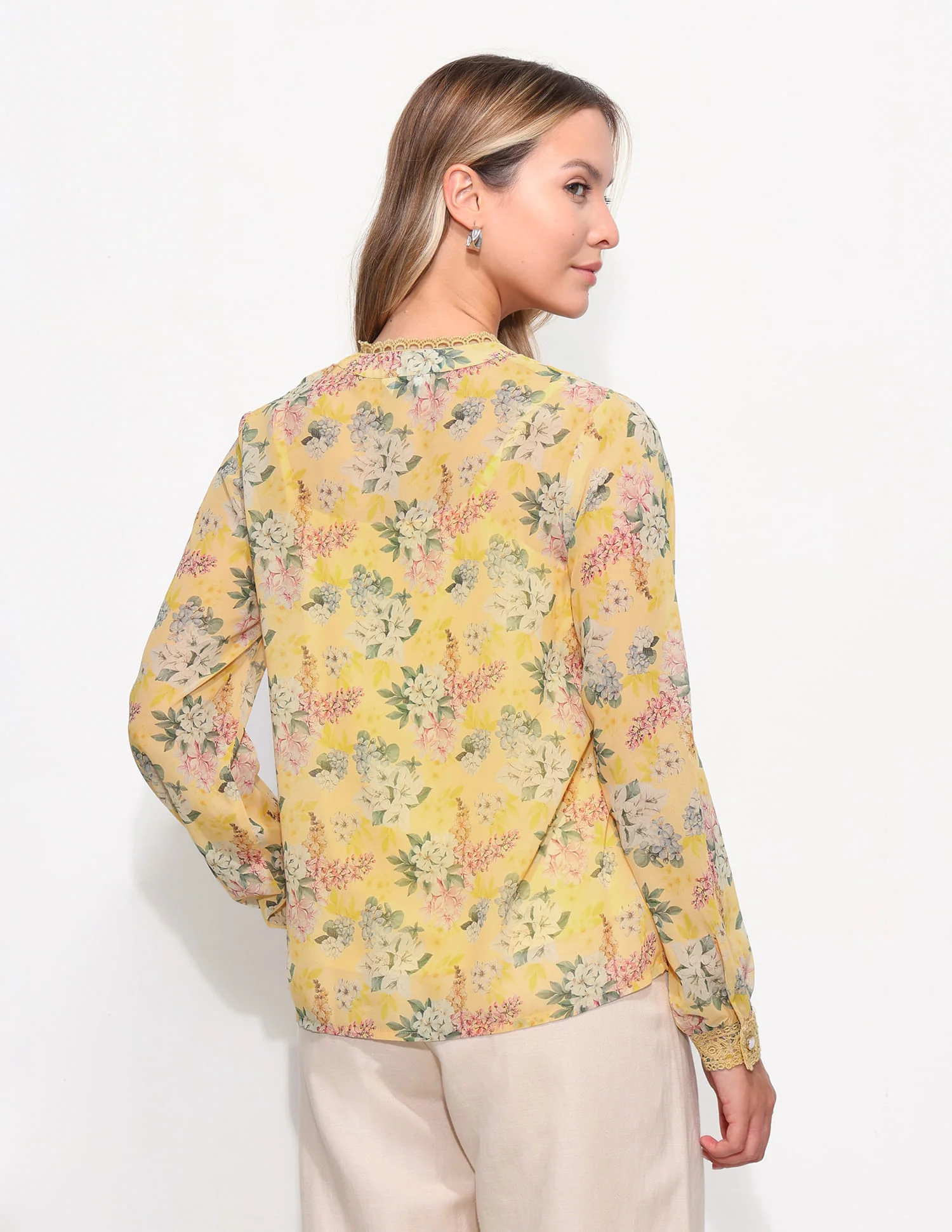 Floral Printed Regular Fit Top - Image 5