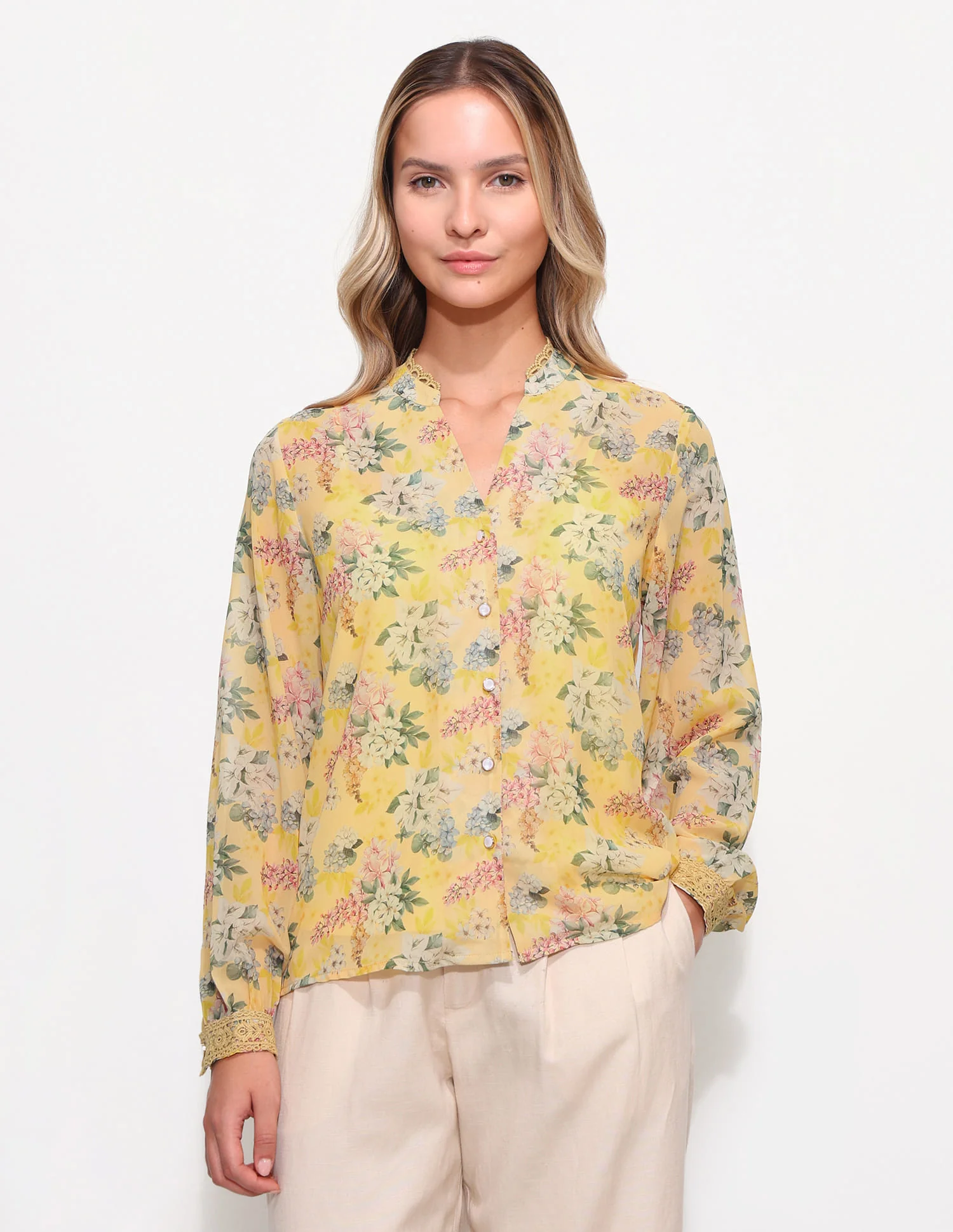 Floral Printed Regular Fit Top - Image 6