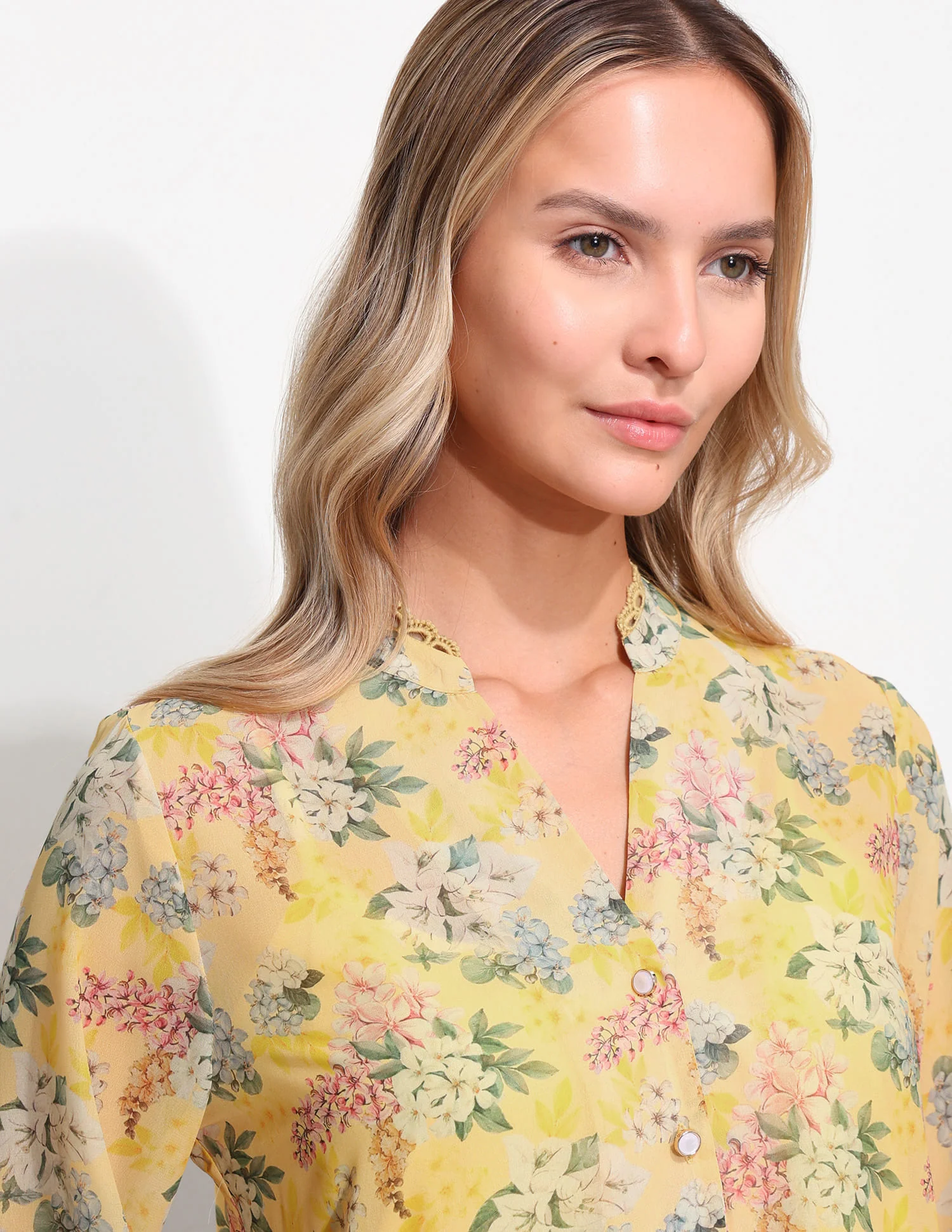 Floral Printed Regular Fit Top - Image 7