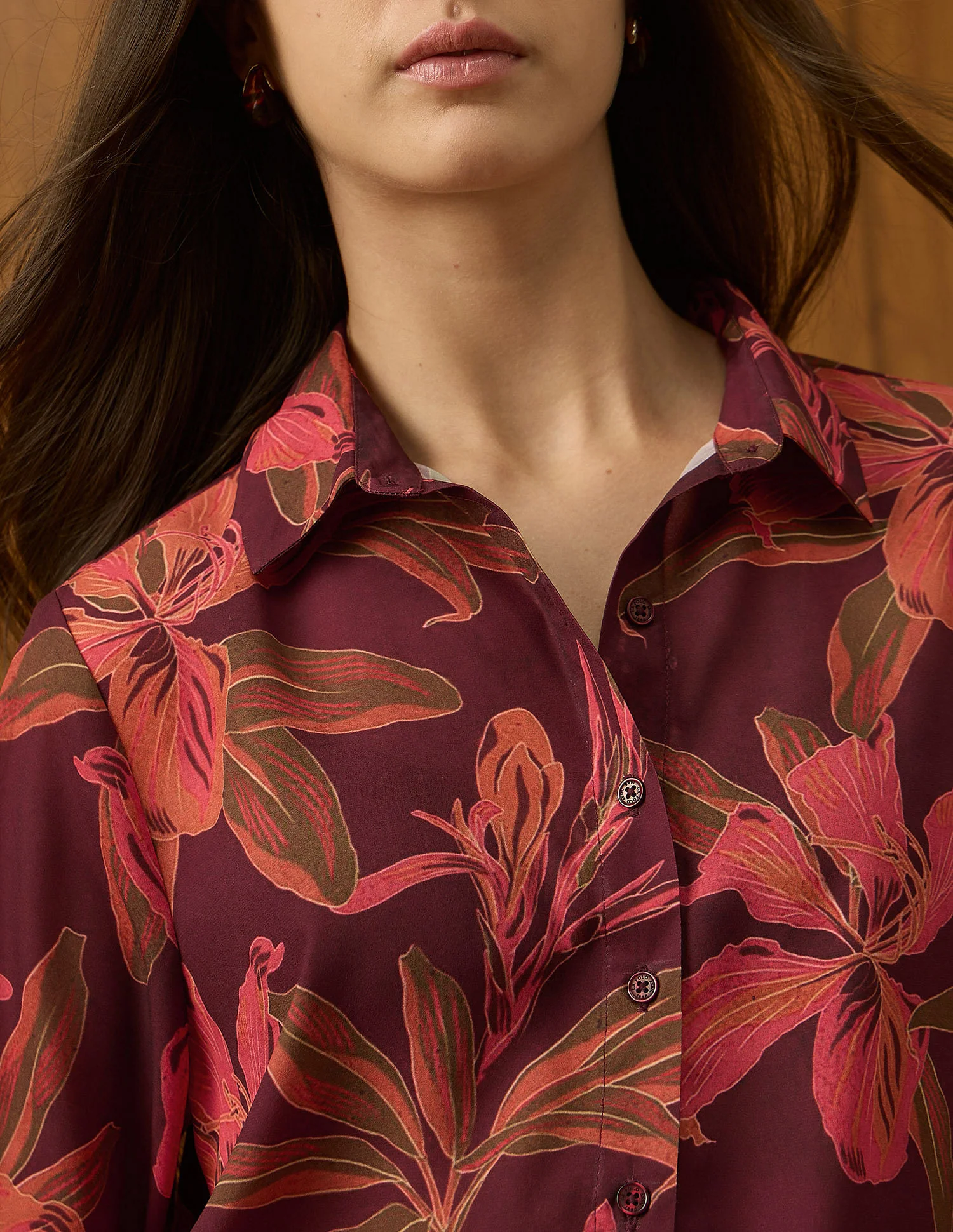Floral Printed Relaxed Fit Shirt - Image 7