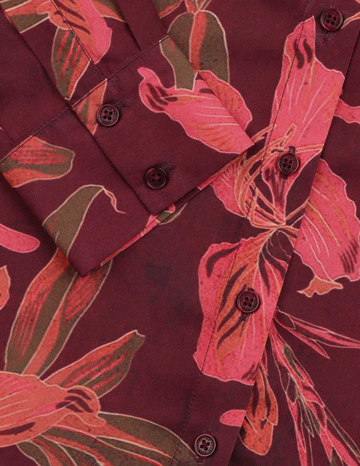 Floral Printed Relaxed Fit Shirt - Image 8