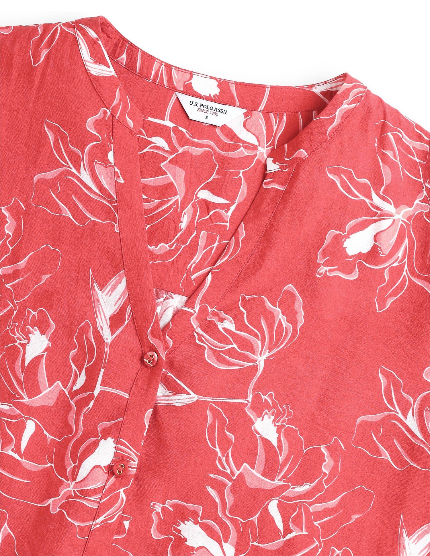 Floral Printed Relaxed Fit Top - Image 8