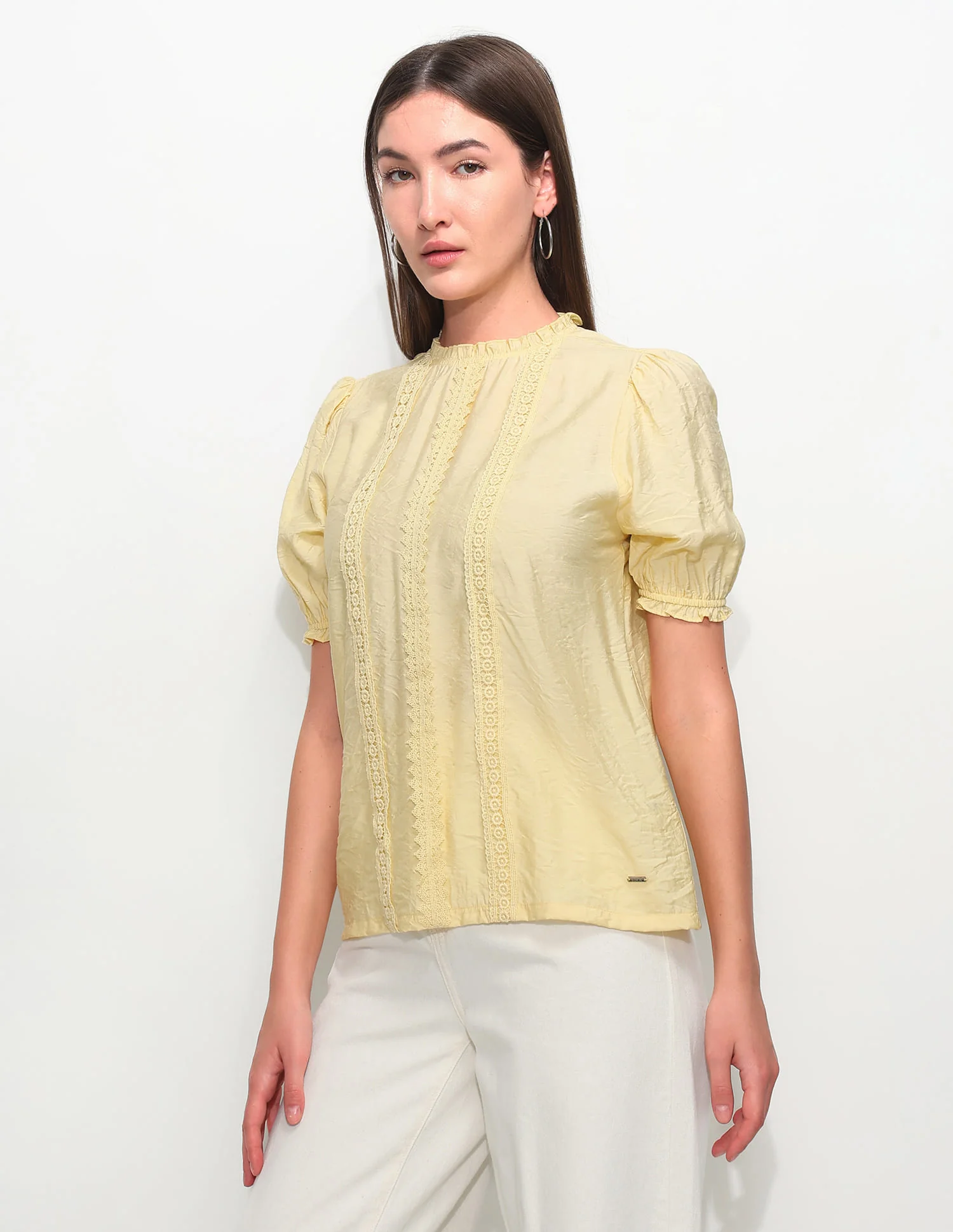 Floral Self Design Top - Image 4