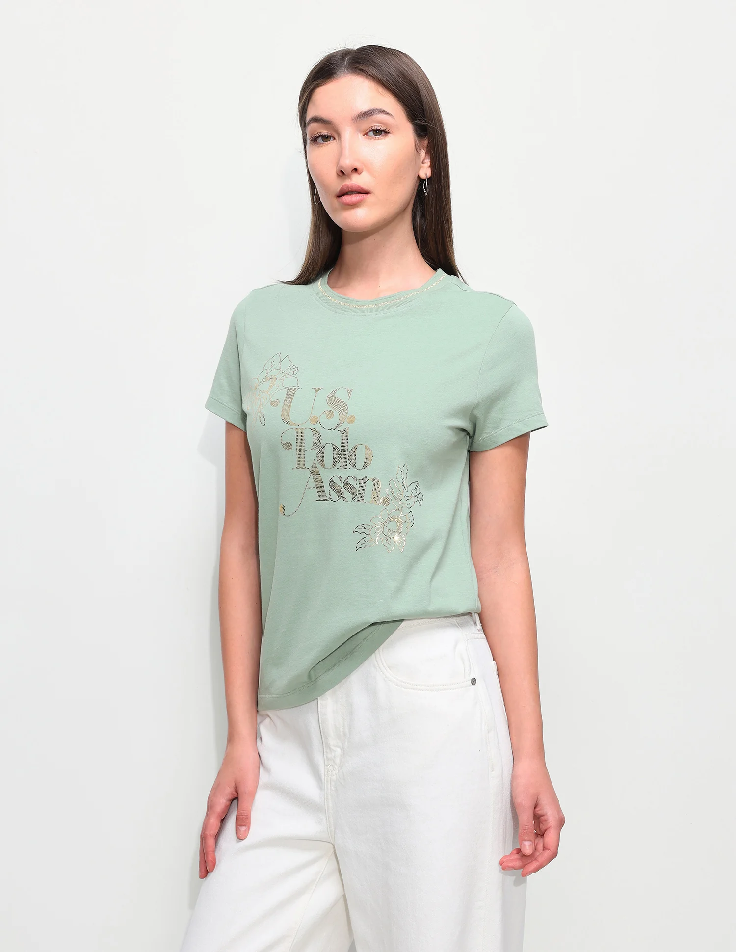 Graphic Foil Printed Regular Fit T-Shirt - Image 4
