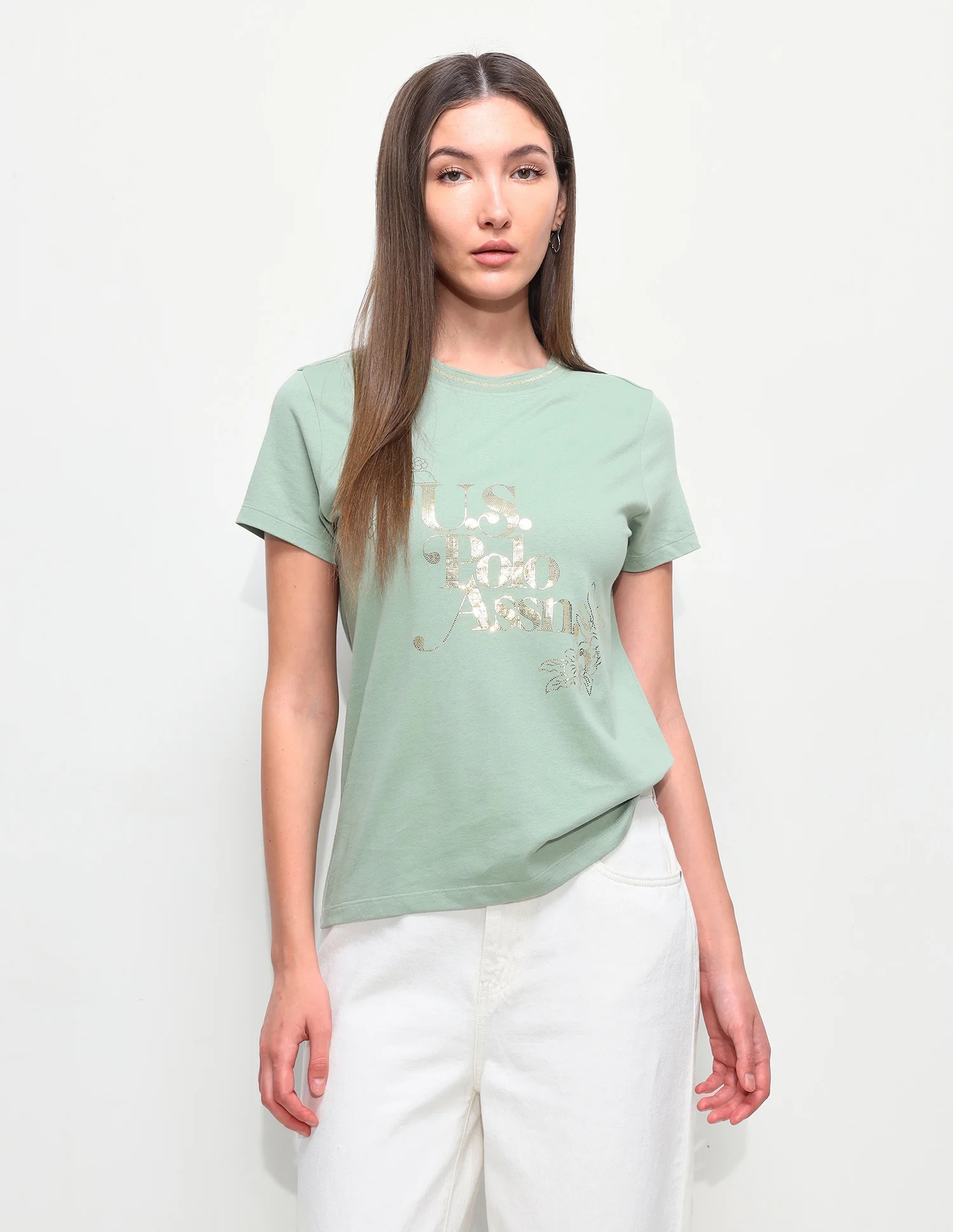 Graphic Foil Printed Regular Fit T-Shirt - Image 6