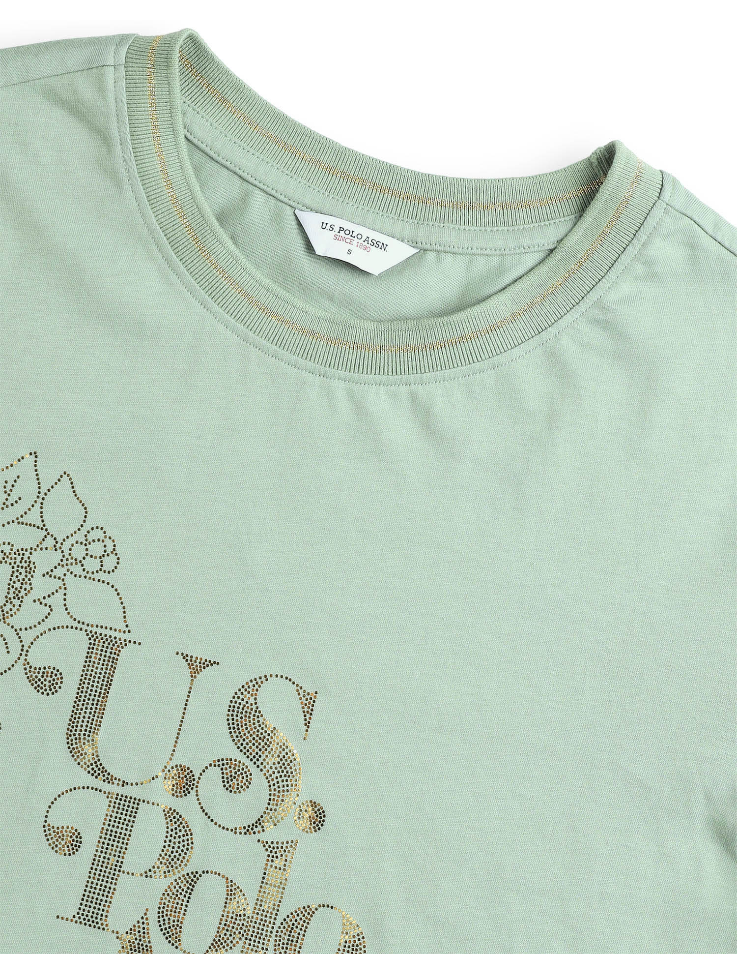 Graphic Foil Printed Regular Fit T-Shirt - Image 8