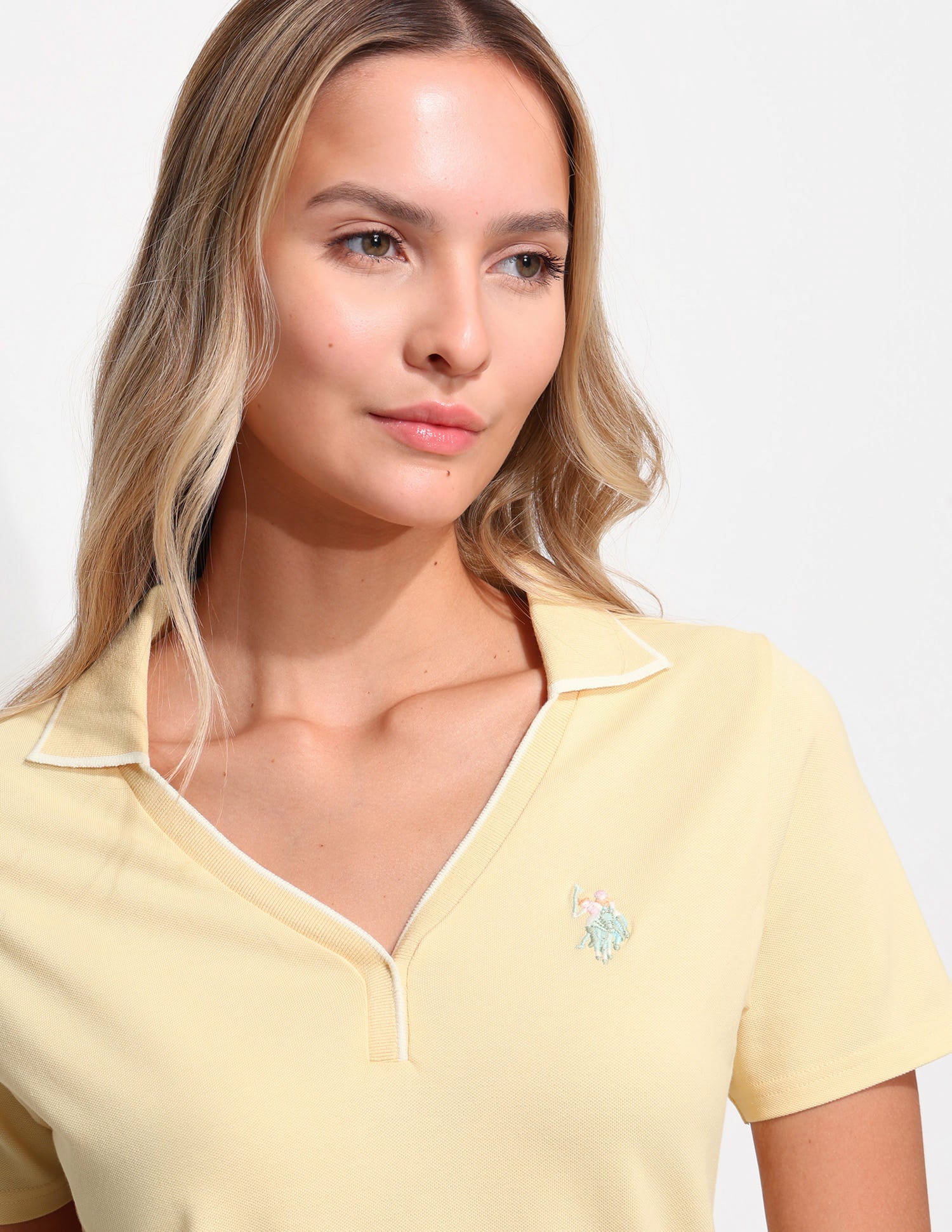 Half Collar Solid Polo Shirt - Image 7