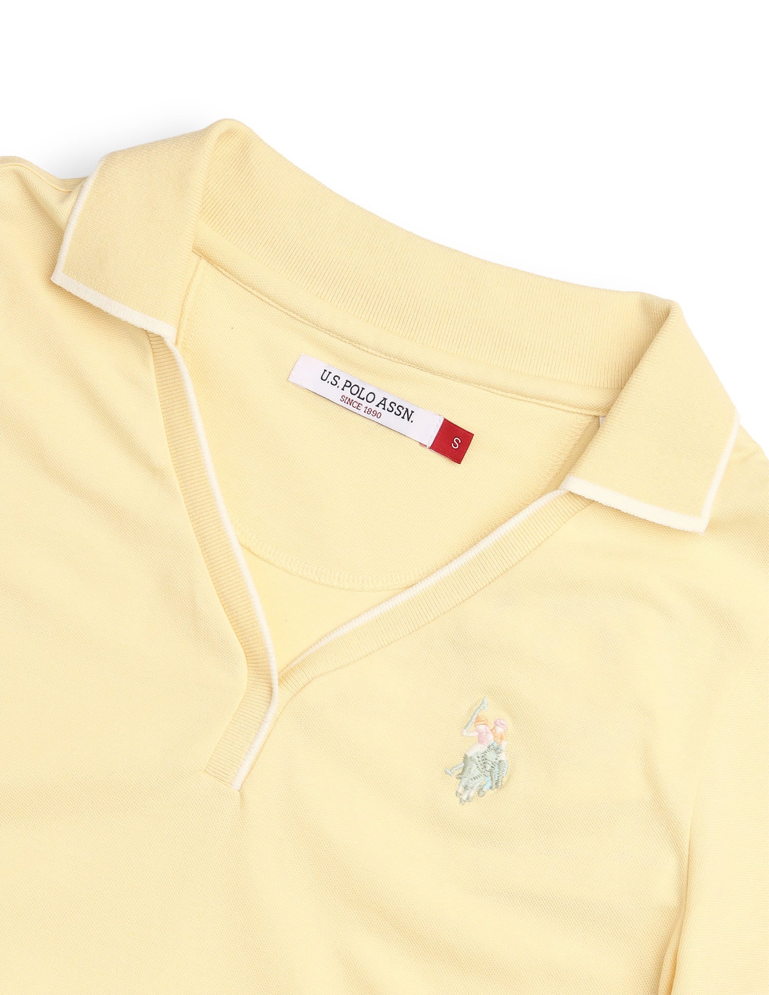 Half Collar Solid Polo Shirt - Image 8