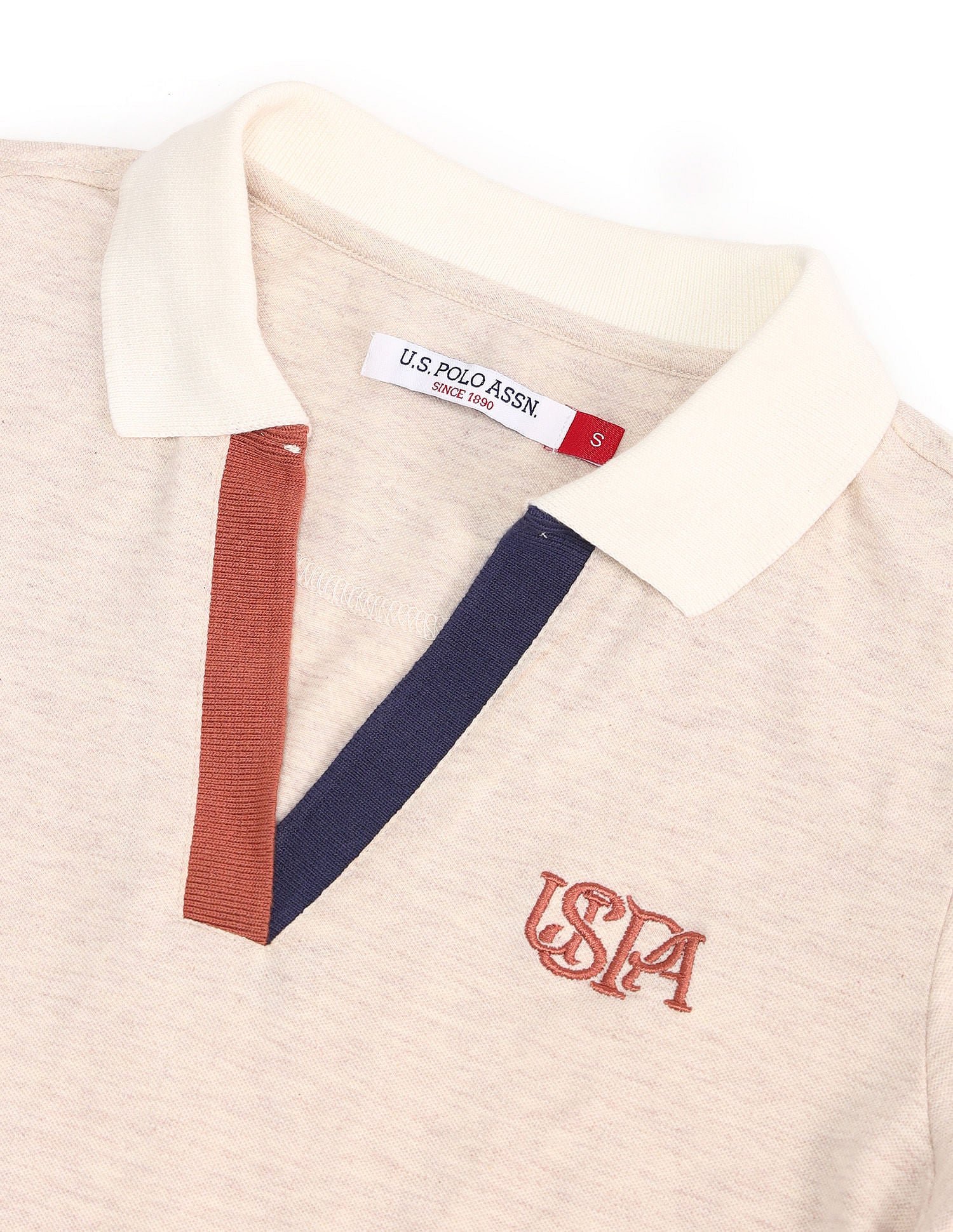 Heathered Cotton Polo Shirt - Image 8