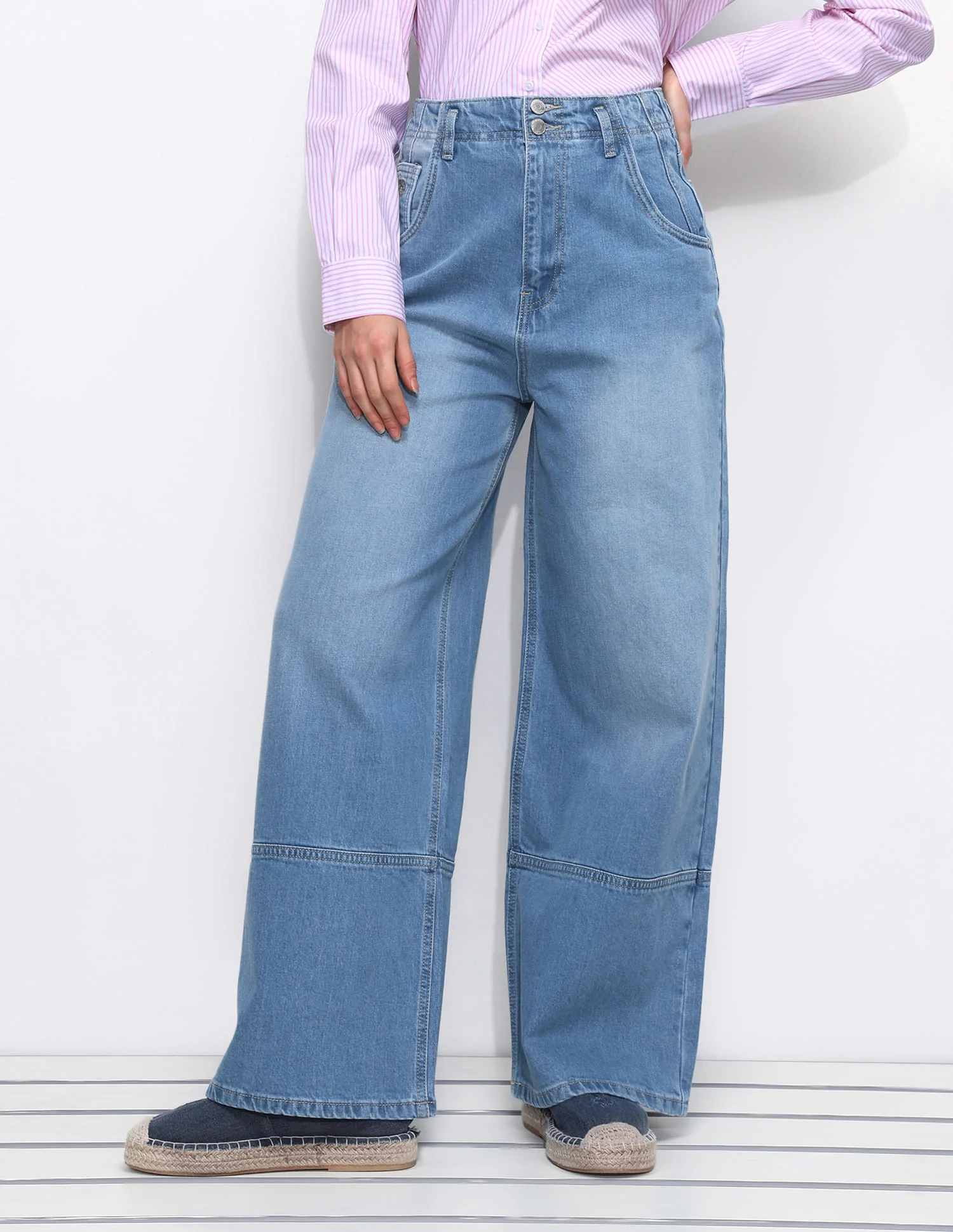 High Baggy Fit Jeans