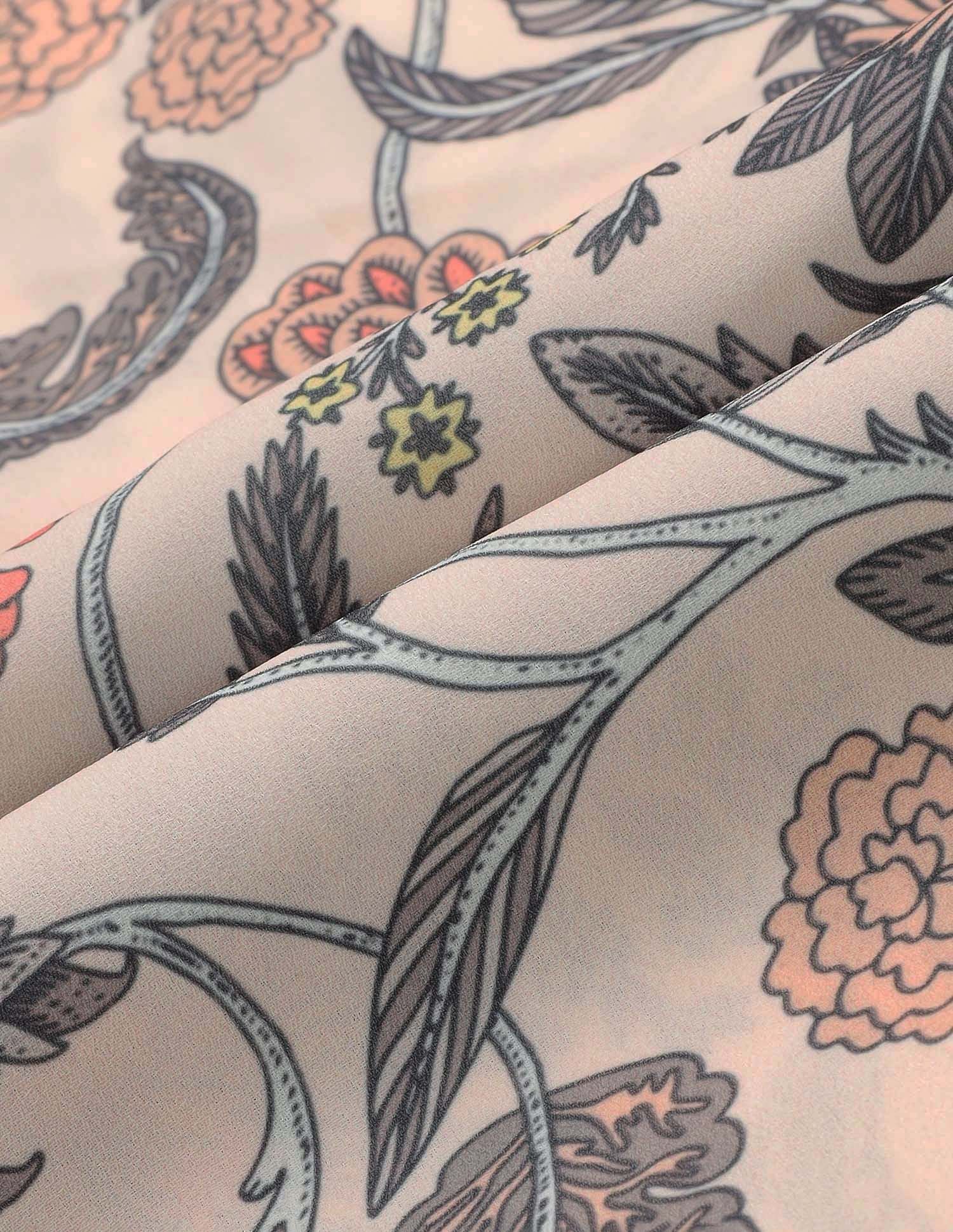 High Neck Floral Printed Top - Image 2