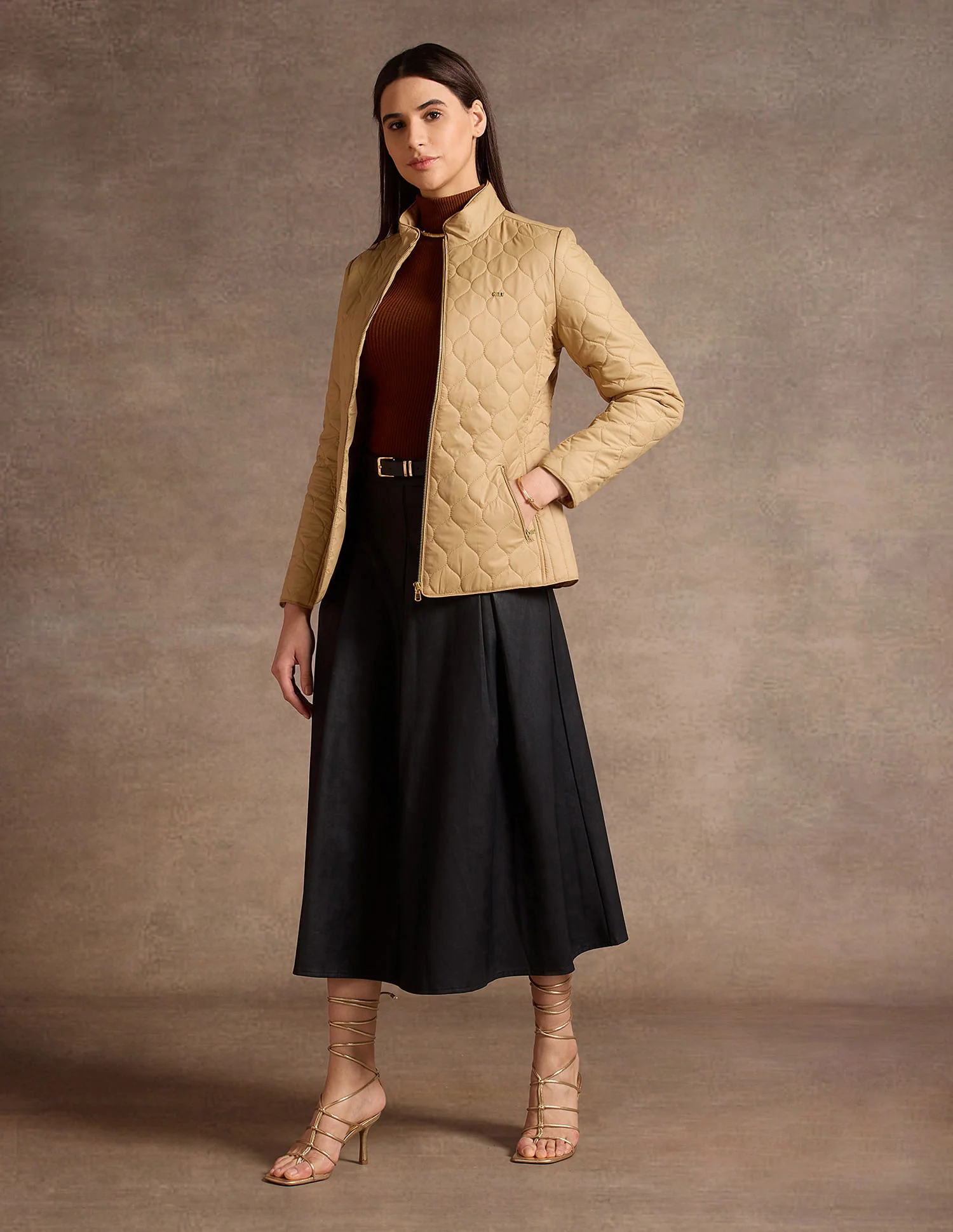 High Neck Puffer Jacket - Image 3