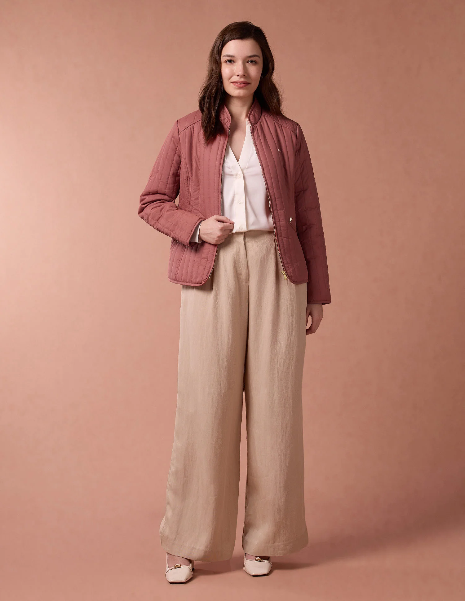 High Neck Puffer Jacket - Image 3