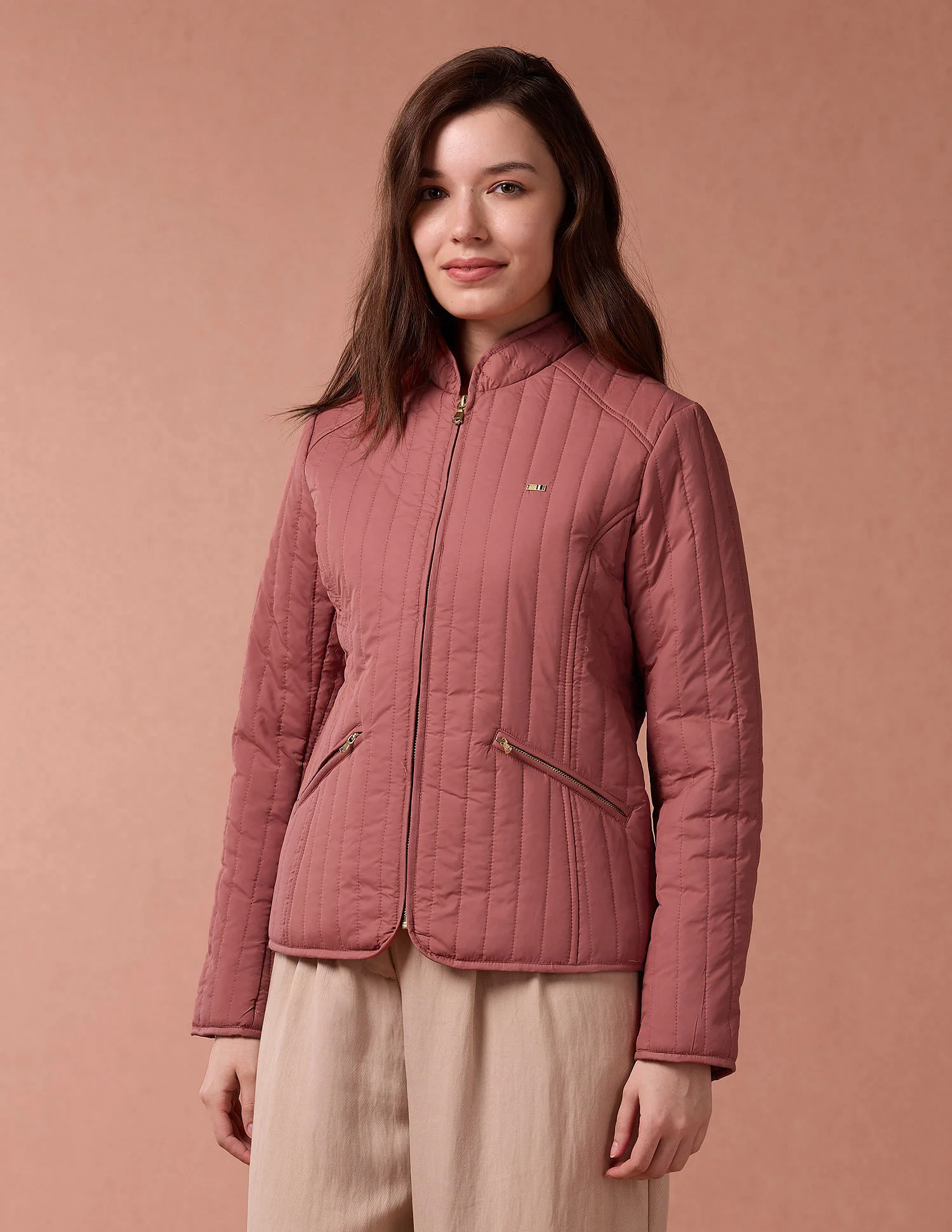 High Neck Puffer Jacket - Image 4