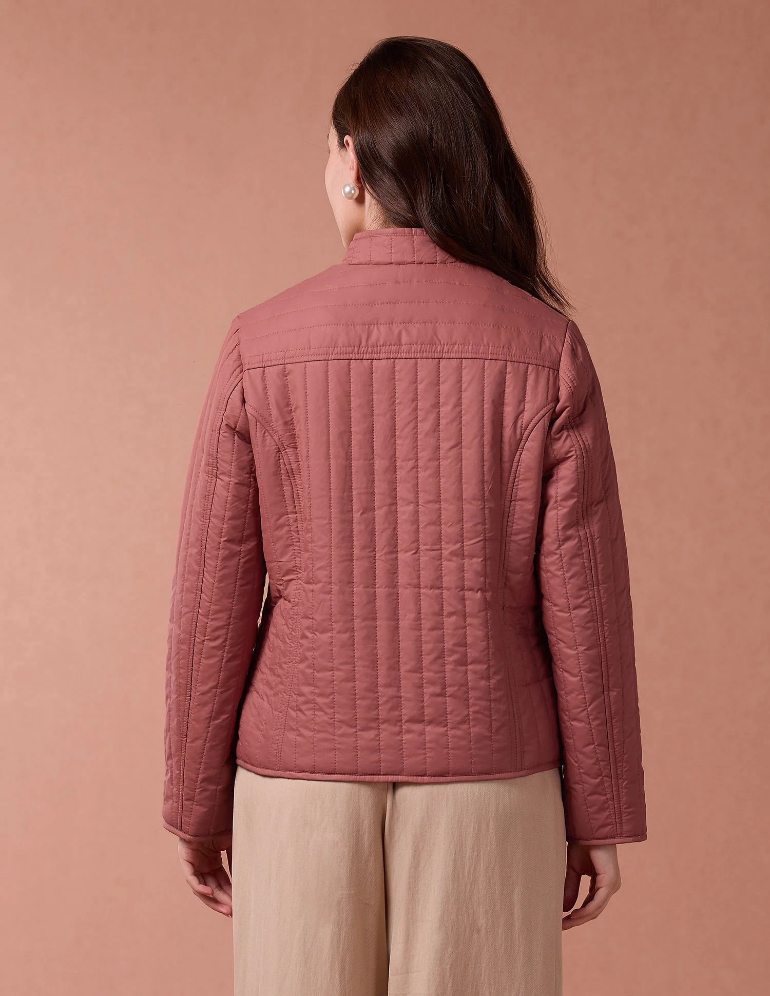 High Neck Puffer Jacket - Image 5