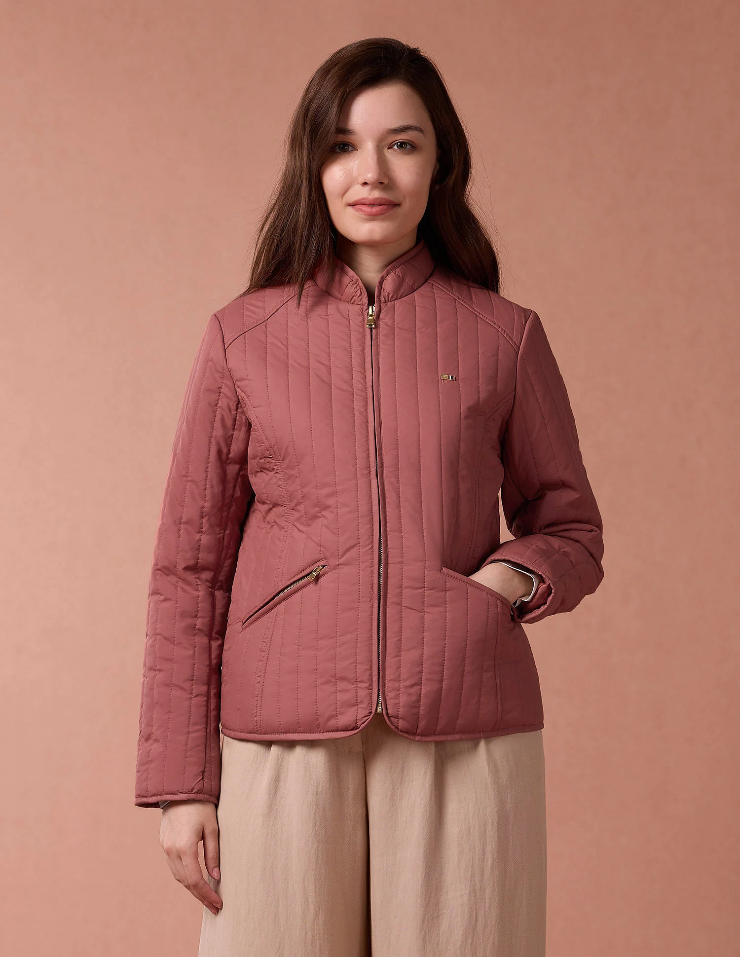 High Neck Puffer Jacket - Image 6