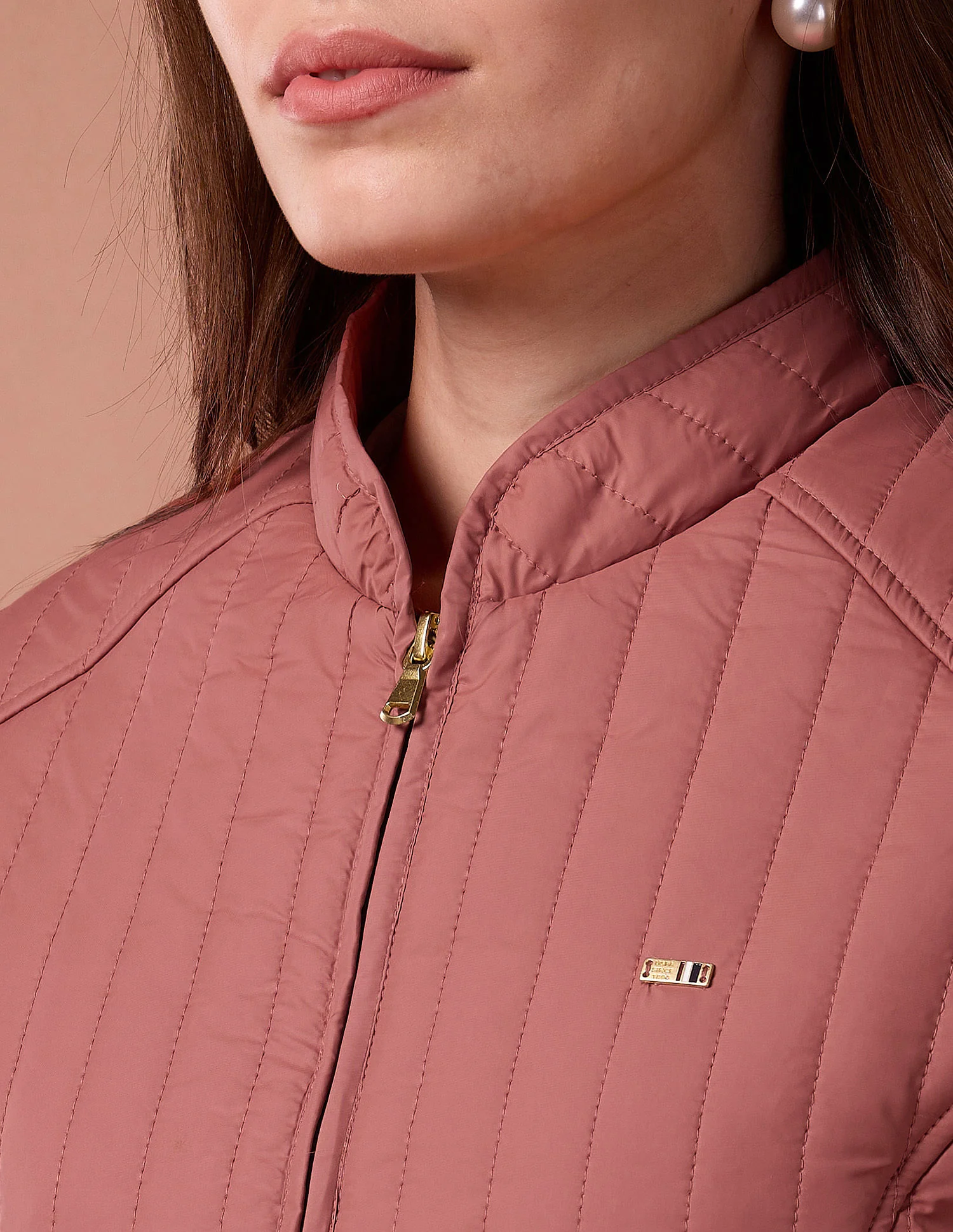 High Neck Puffer Jacket - Image 7