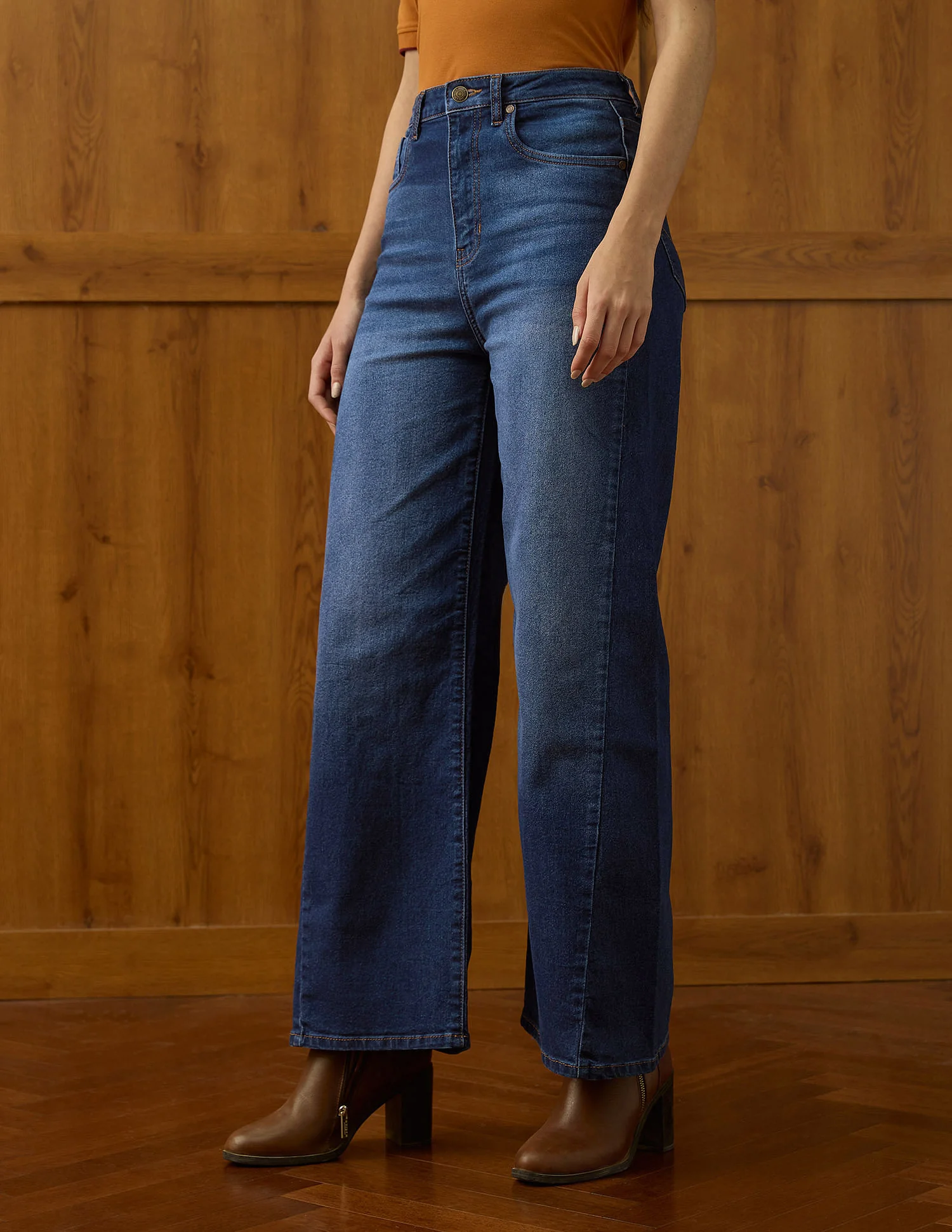 High Rise Baggy Fit Jeans - Image 4