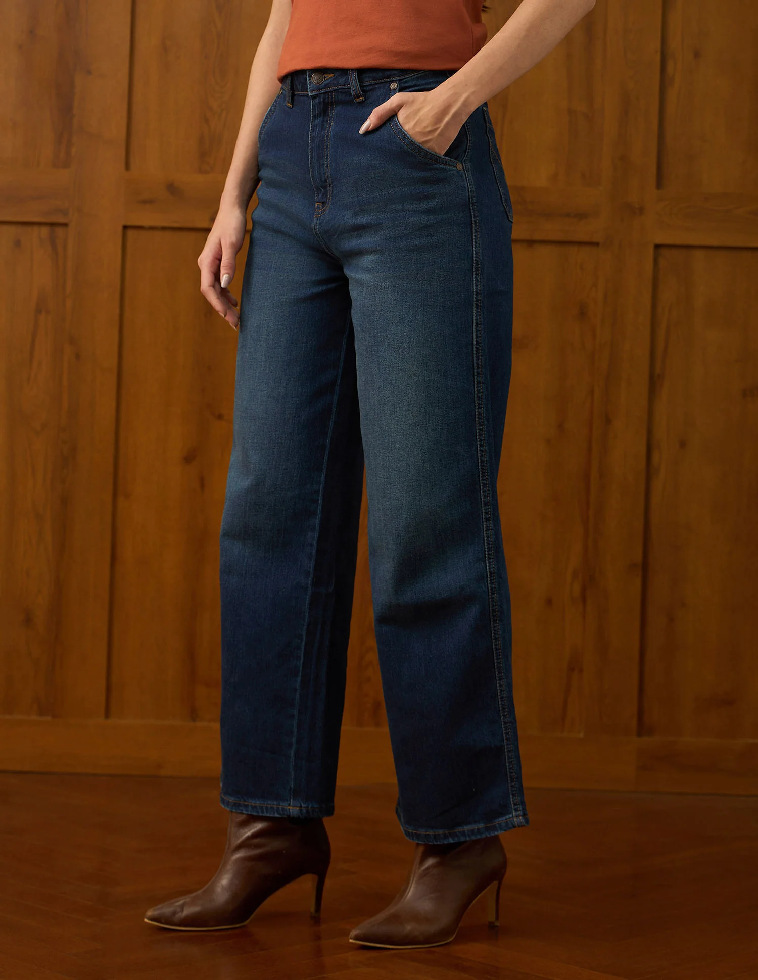 High Rise Baggy Fit Jeans - Image 4