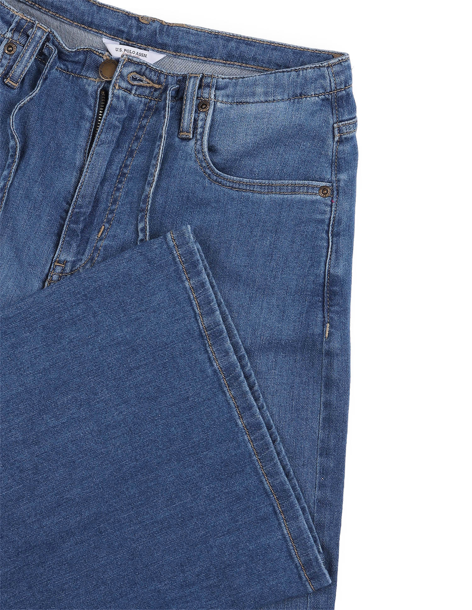 High Rise Baggy Fit Tie Up Jeans - Image 2