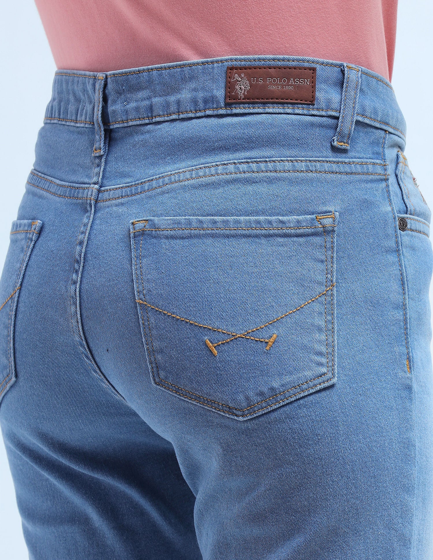 High Rise Boot Cut Jeans - Image 7
