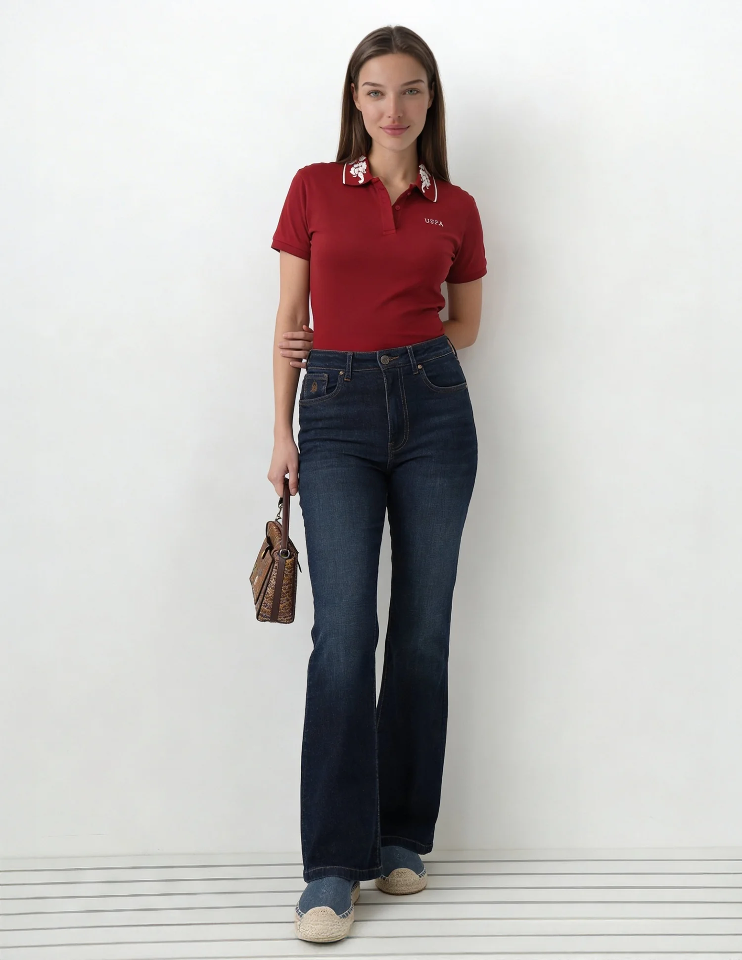 High Rise Bootcut Jeans
