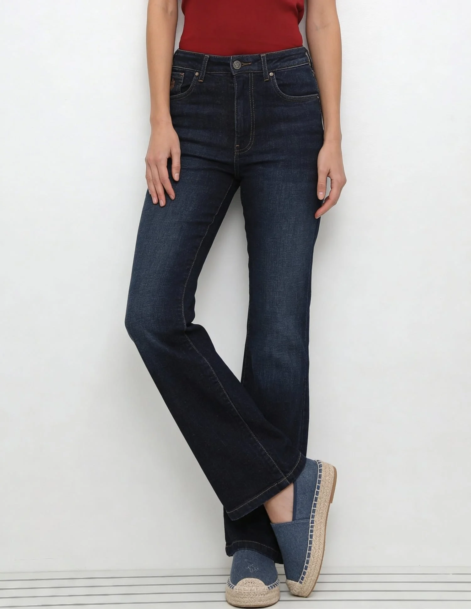 High Rise Bootcut Jeans - Image 3