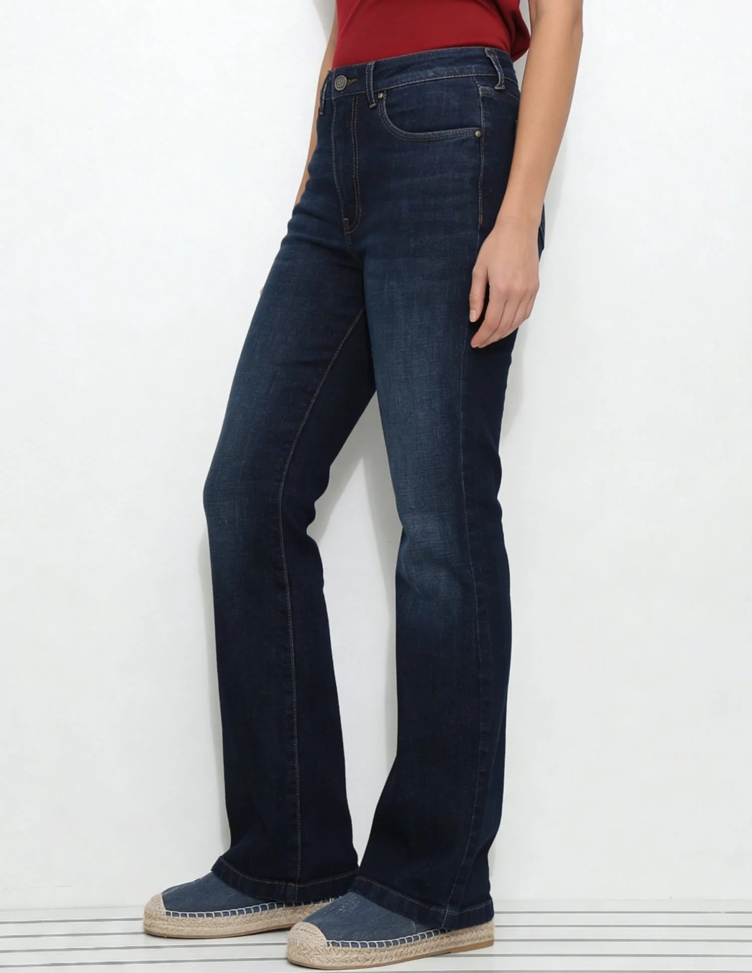 High Rise Bootcut Jeans - Image 4