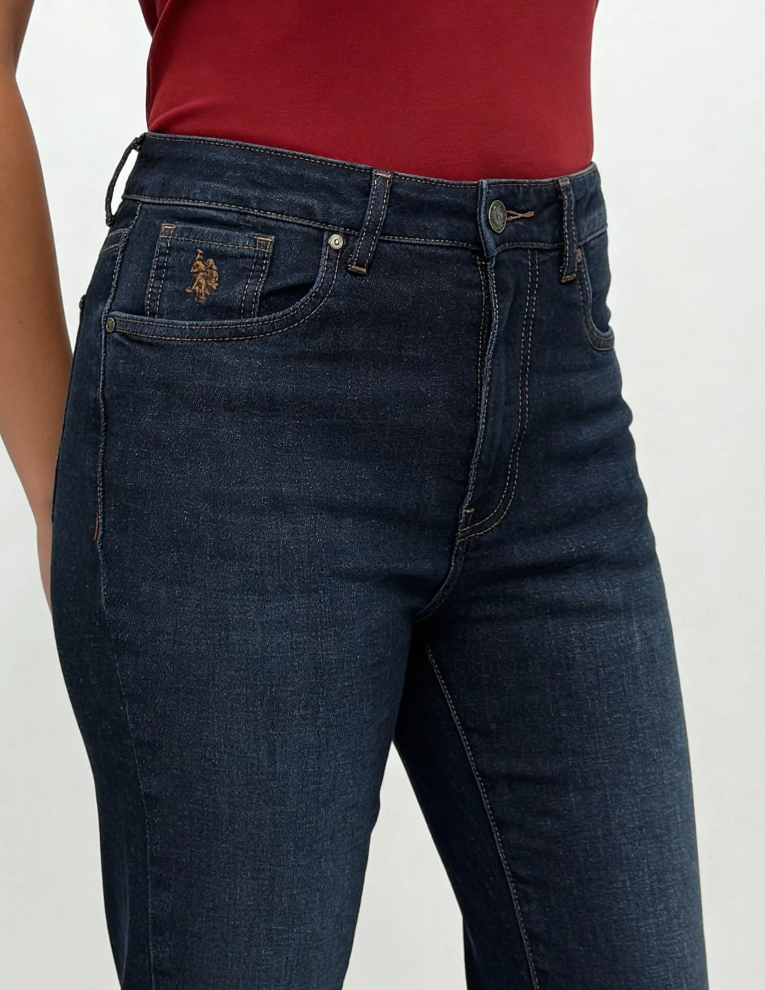 High Rise Bootcut Jeans - Image 6