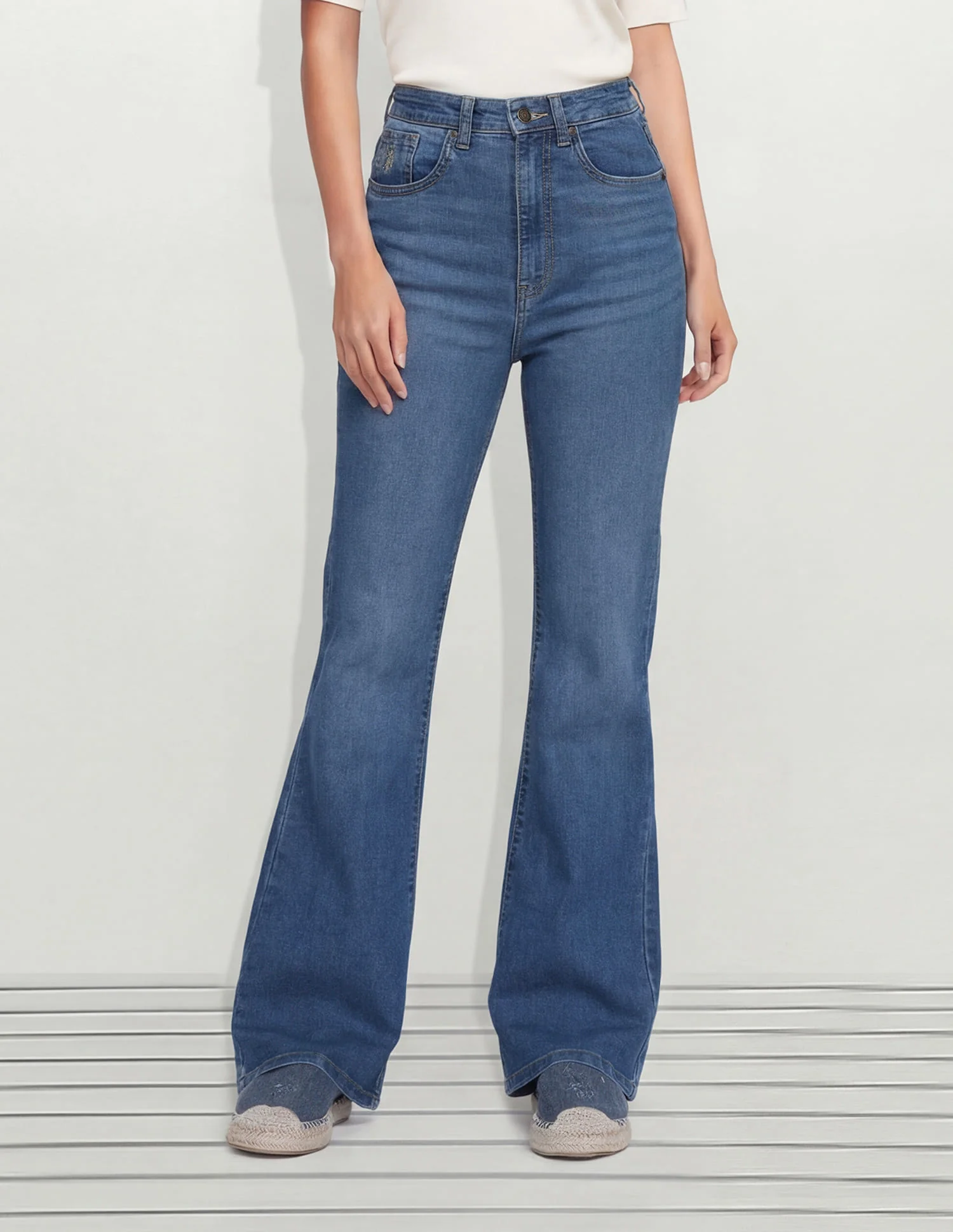 High Rise Bootcut Jeans - Image 5