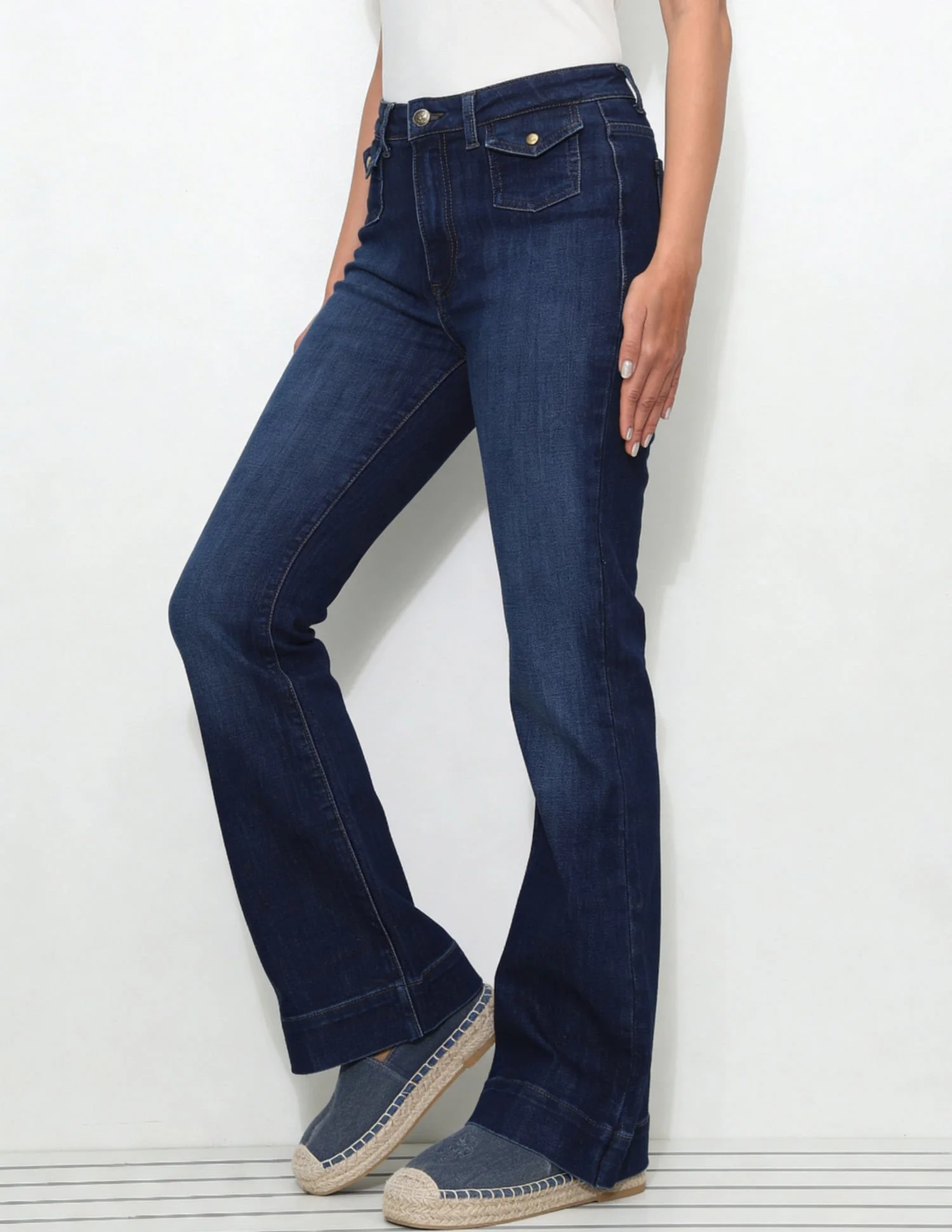 High Rise Bootcut Jeans - Image 4