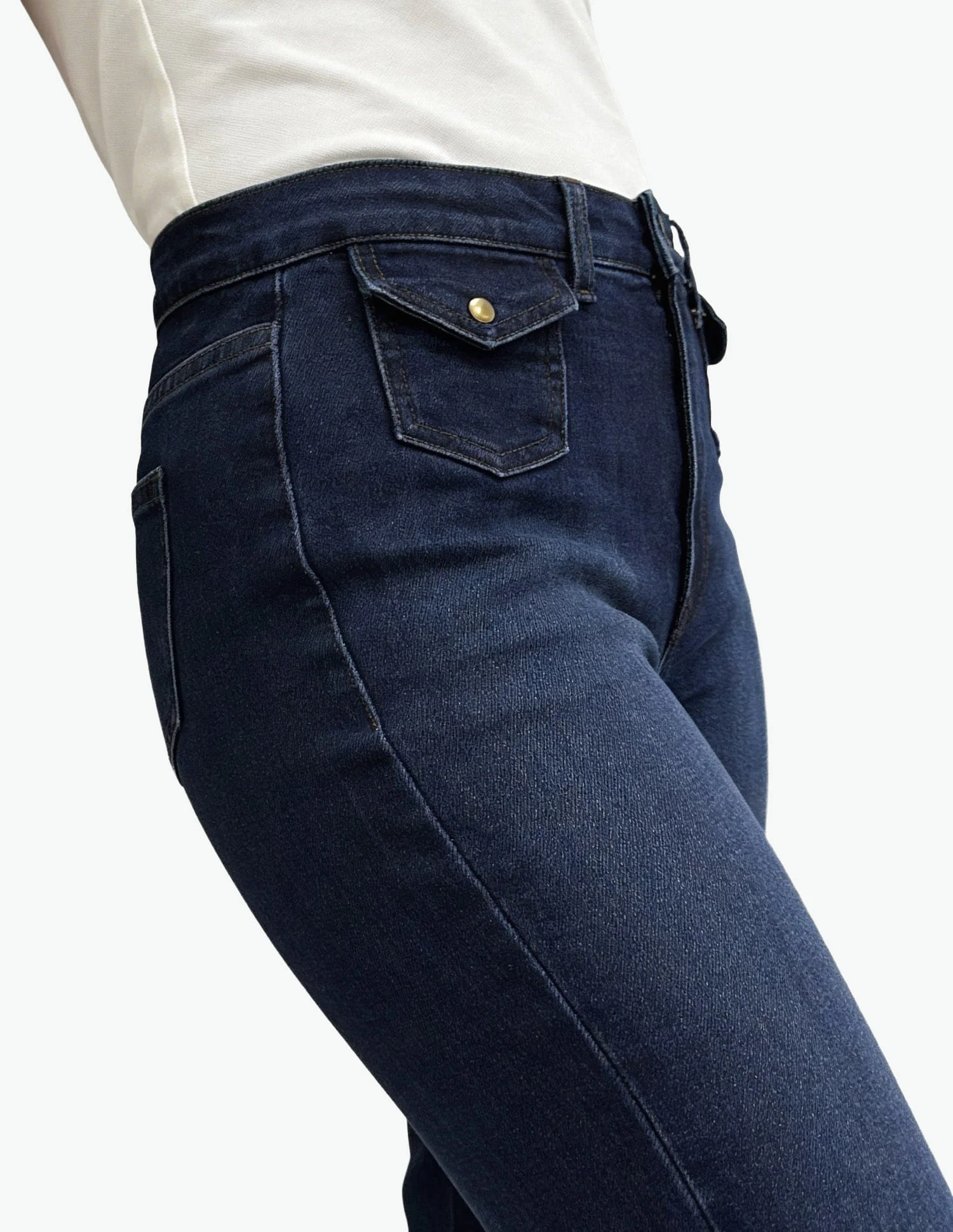 High Rise Bootcut Jeans - Image 6