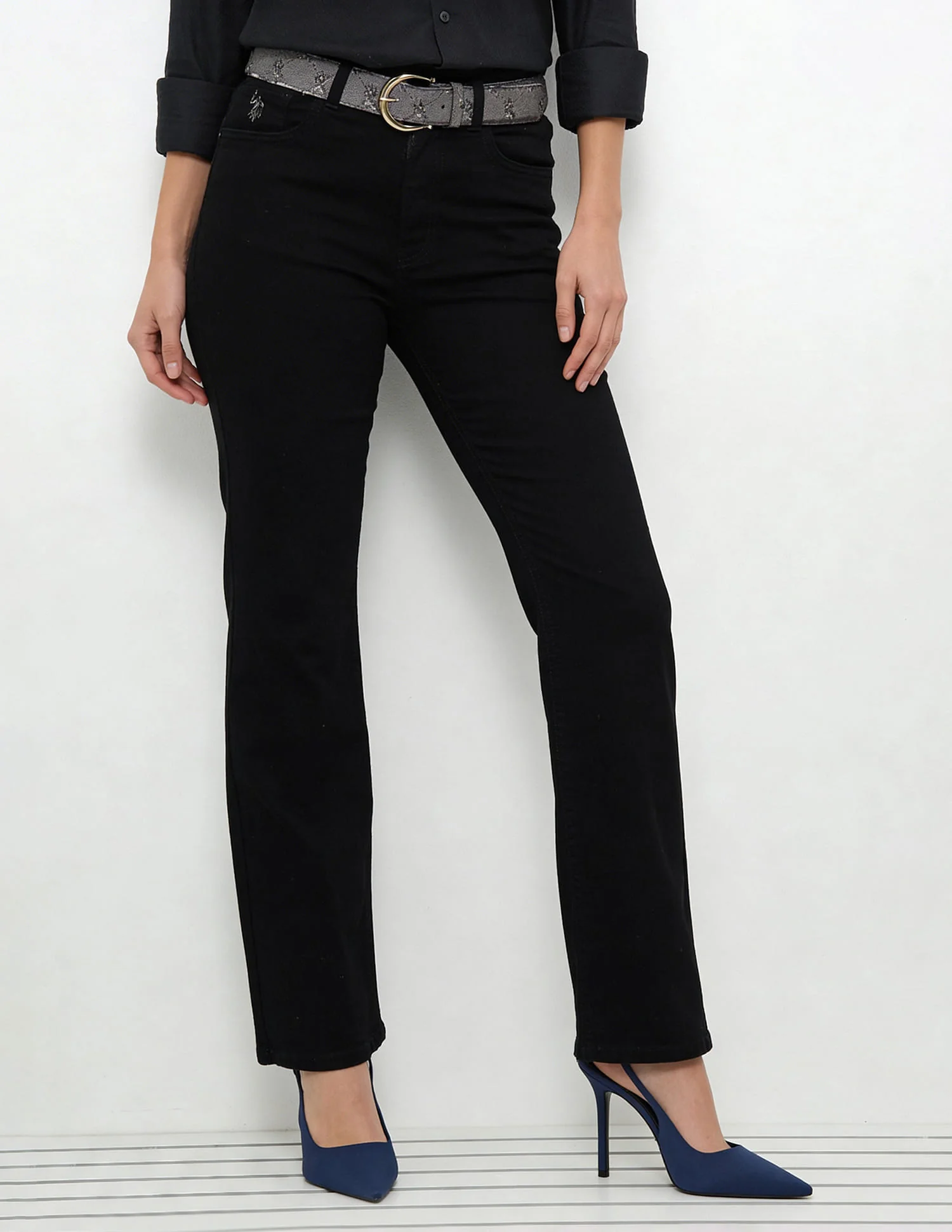 High Rise Bootcut Jeans - Image 3