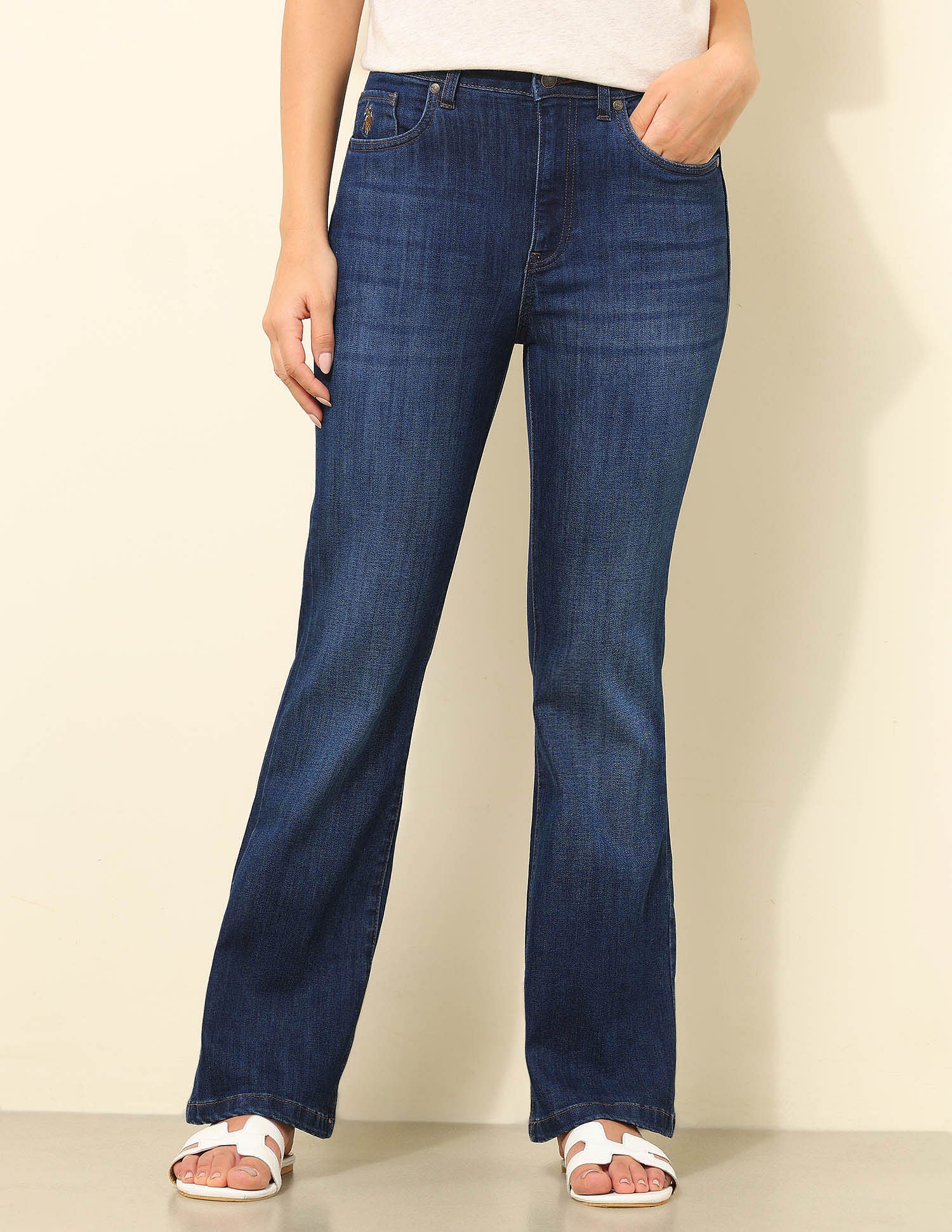 High Rise Bootcut Jeans - Image 3