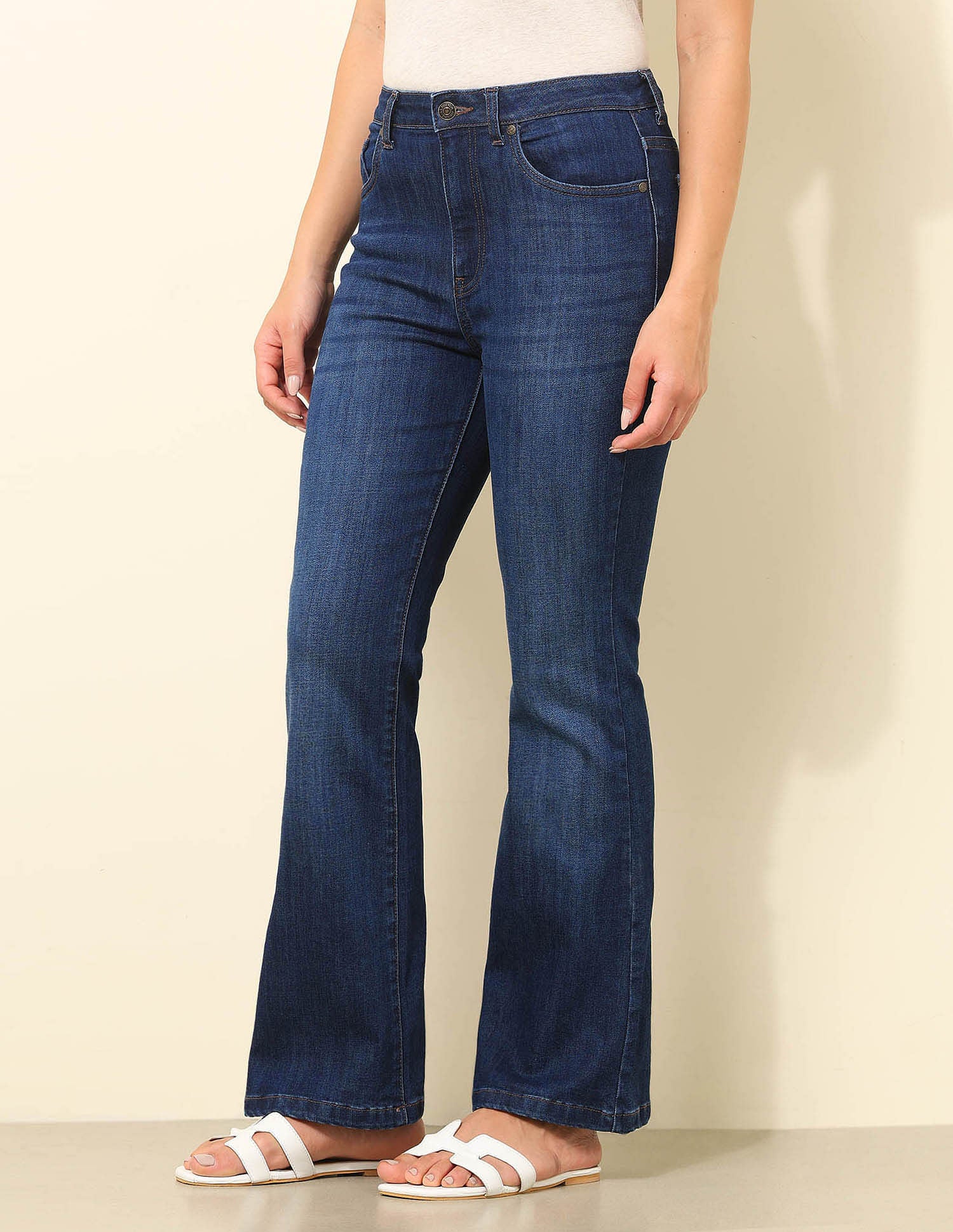 High Rise Bootcut Jeans - Image 4