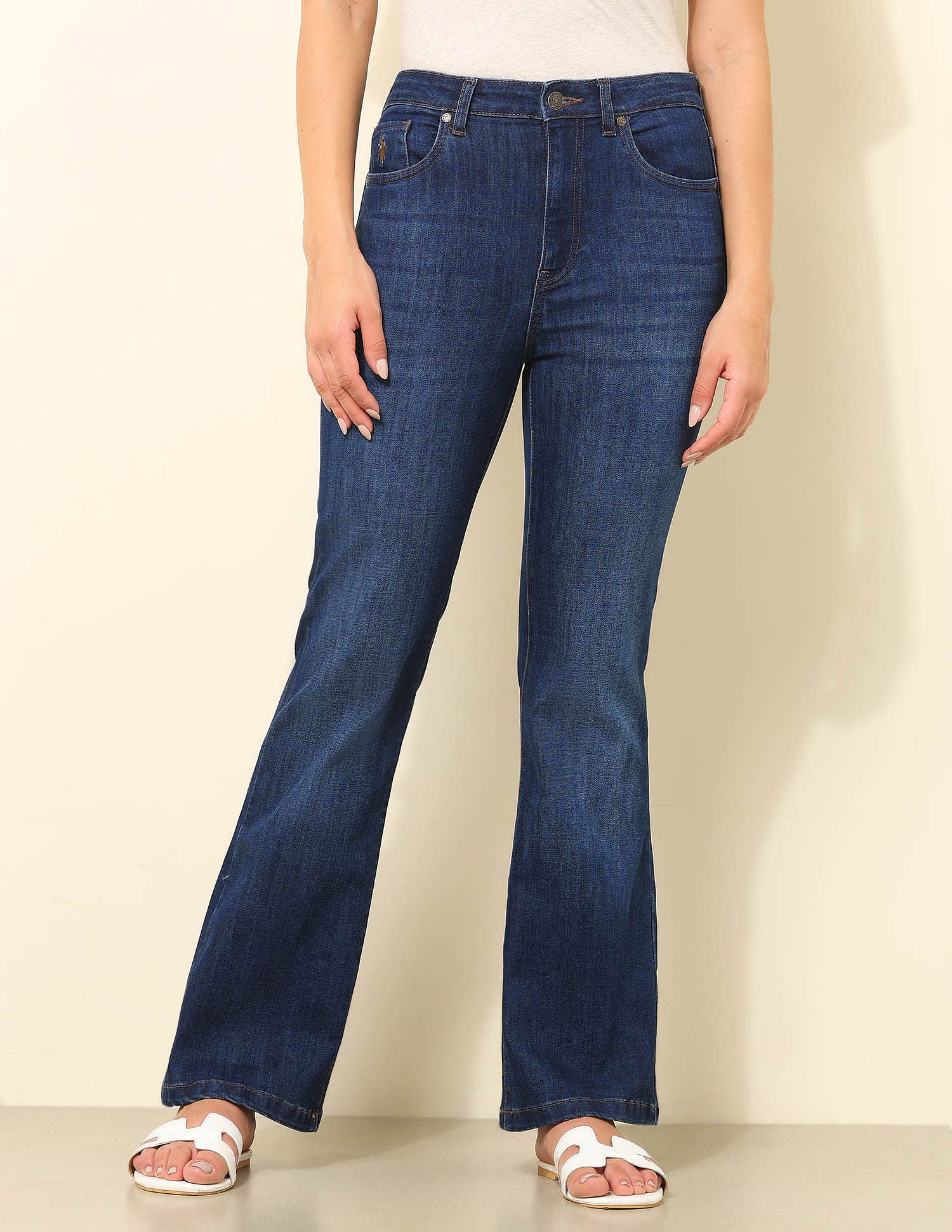 High Rise Bootcut Jeans - Image 6