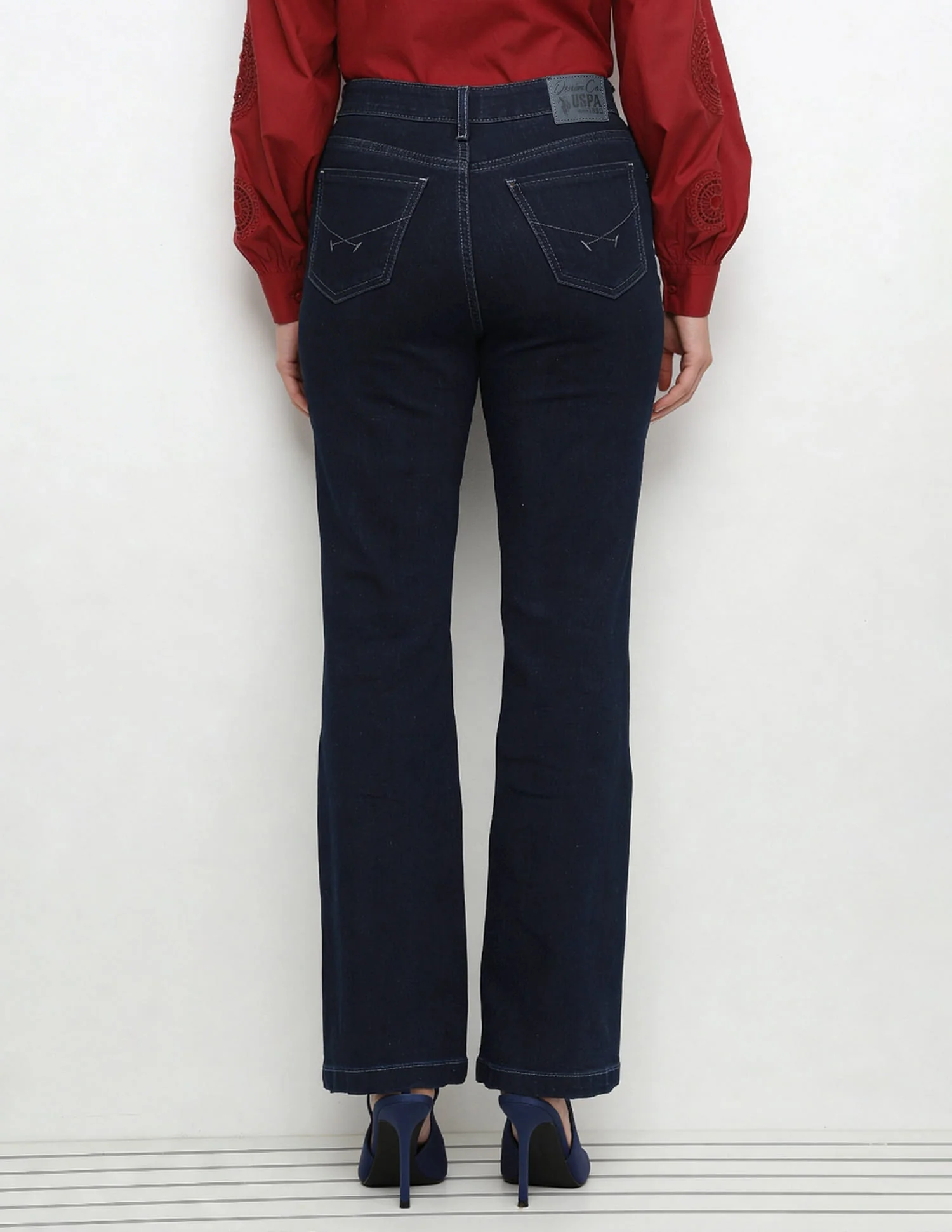 High Rise Bootcut Jeans - Image 5