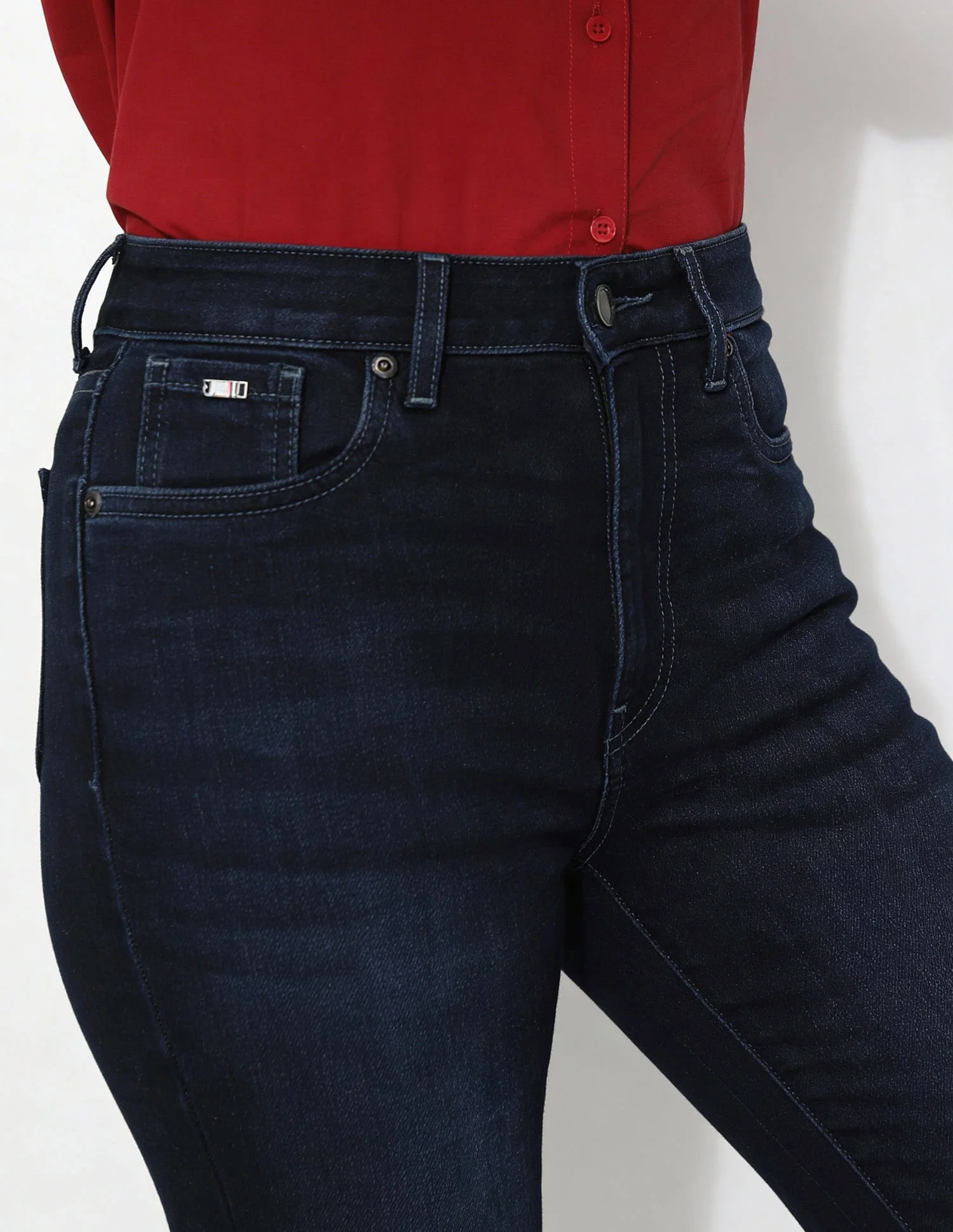 High Rise Bootcut Jeans - Image 6