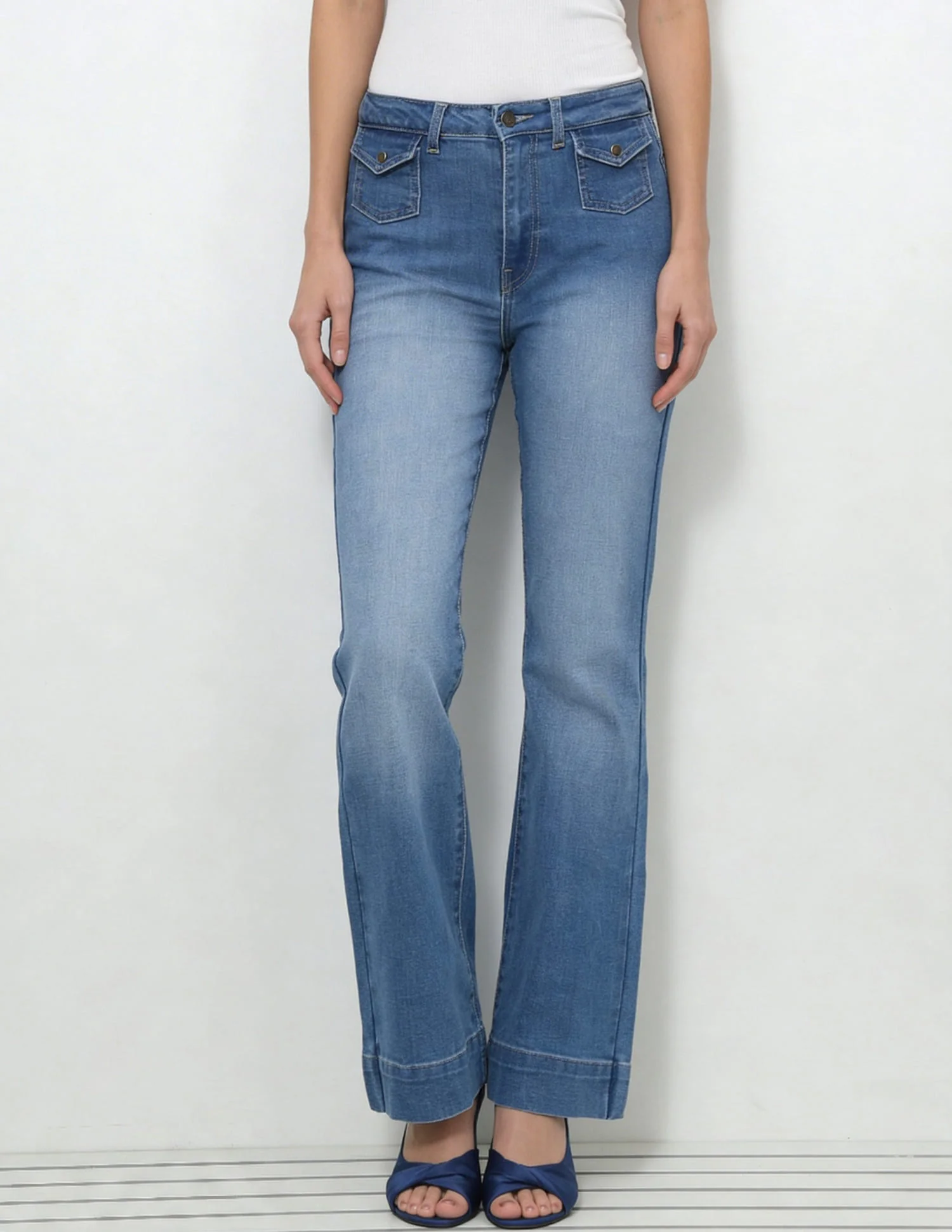 High Rise Bootcut Jeans - Image 3