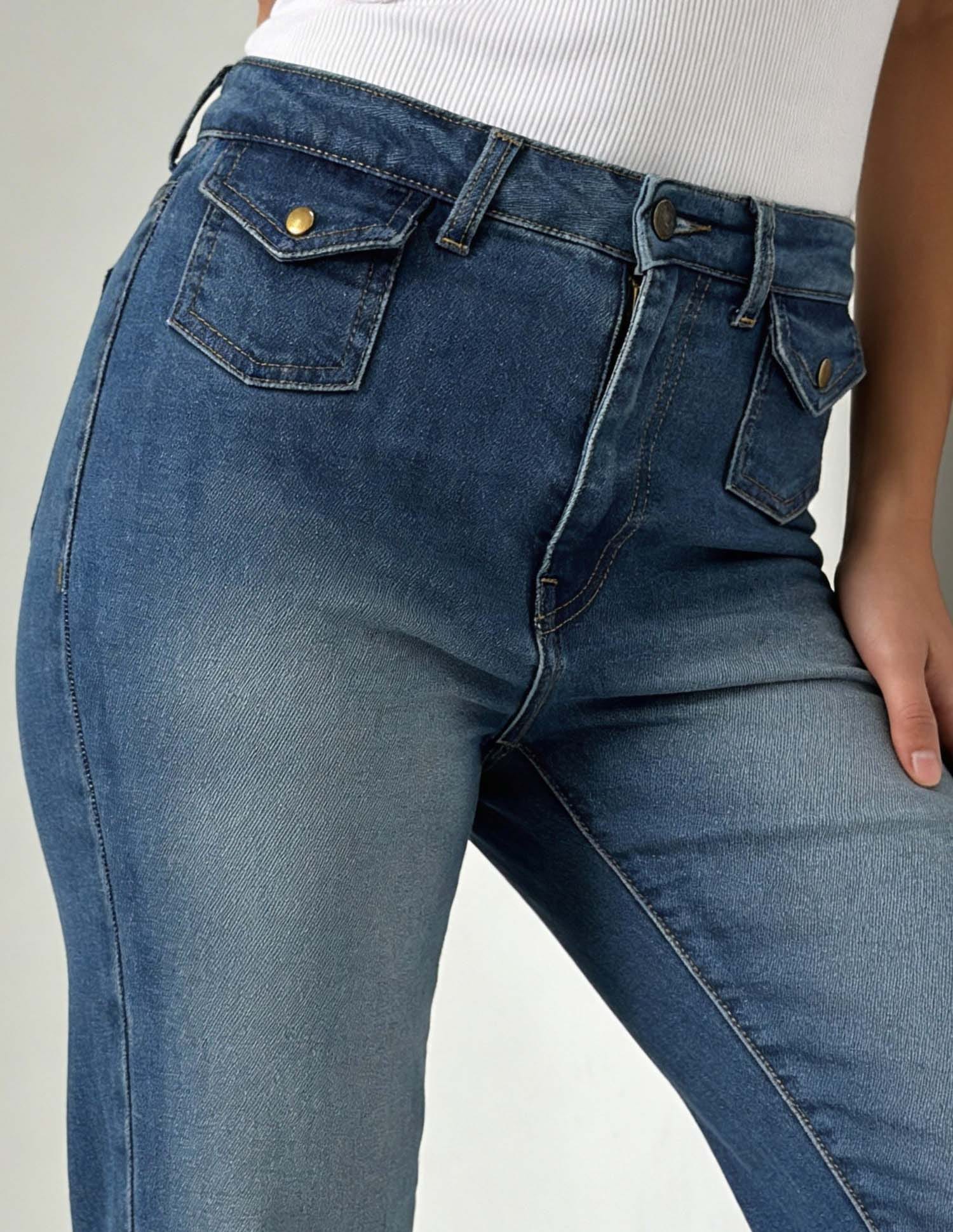 High Rise Bootcut Jeans - Image 6