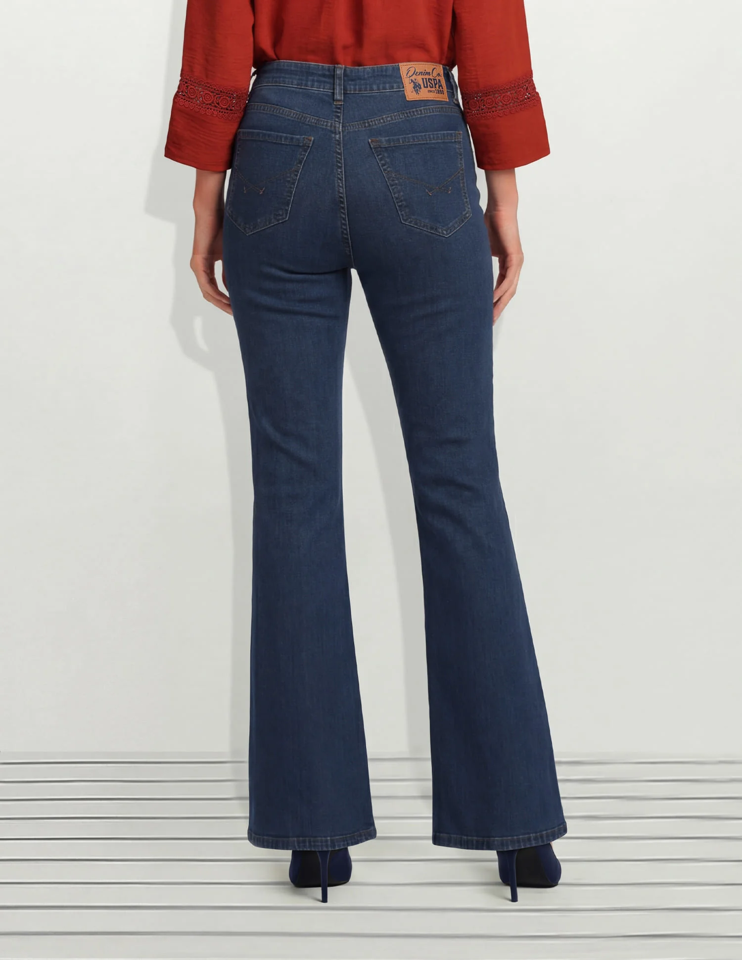 High Rise Bootcut Jeans - Image 4