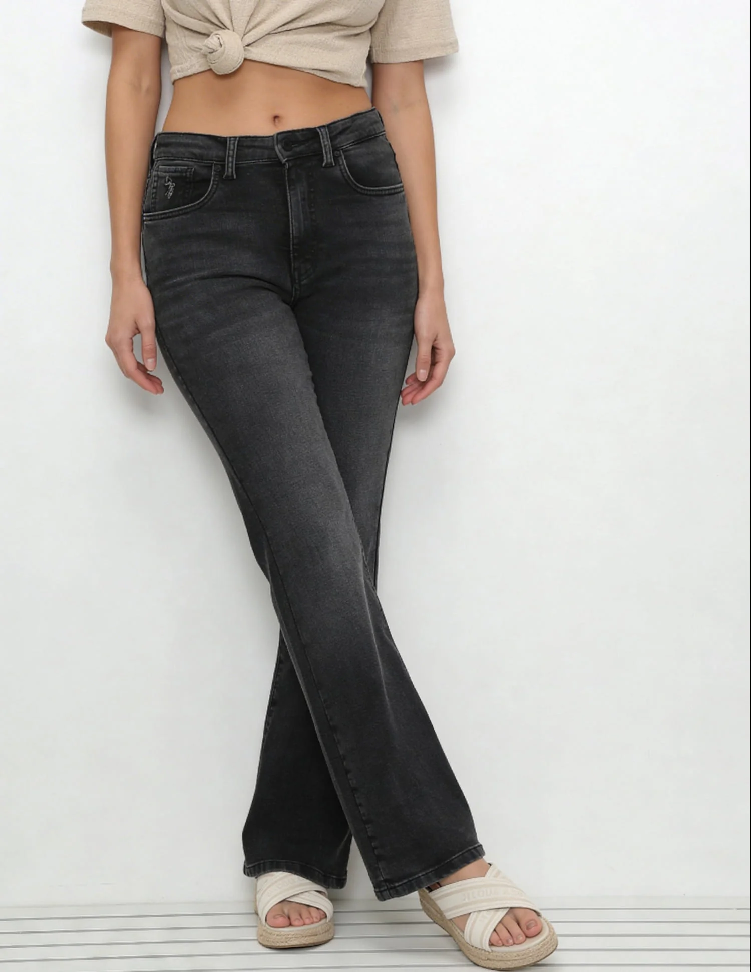 High Rise Bootcut Jeans - Image 3