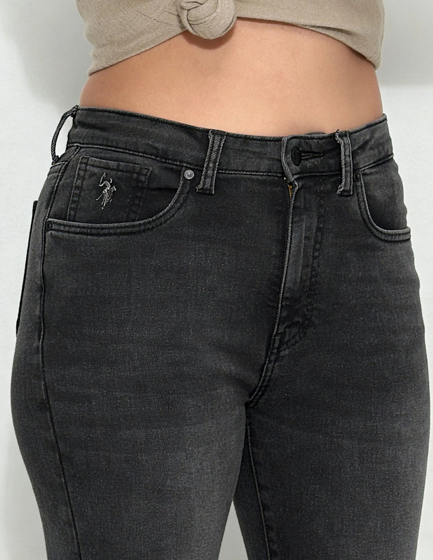 High Rise Bootcut Jeans - Image 6
