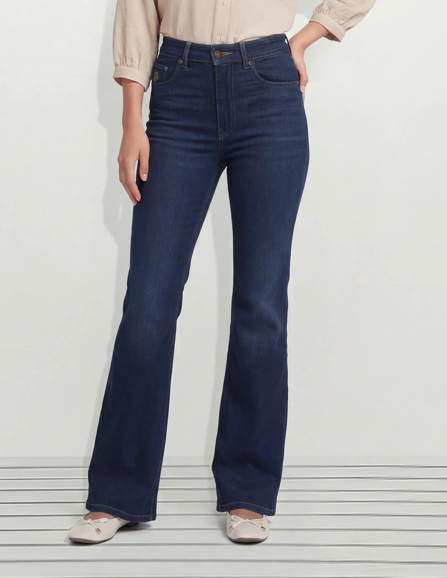 High Rise Bootcut Jeans - Image 5