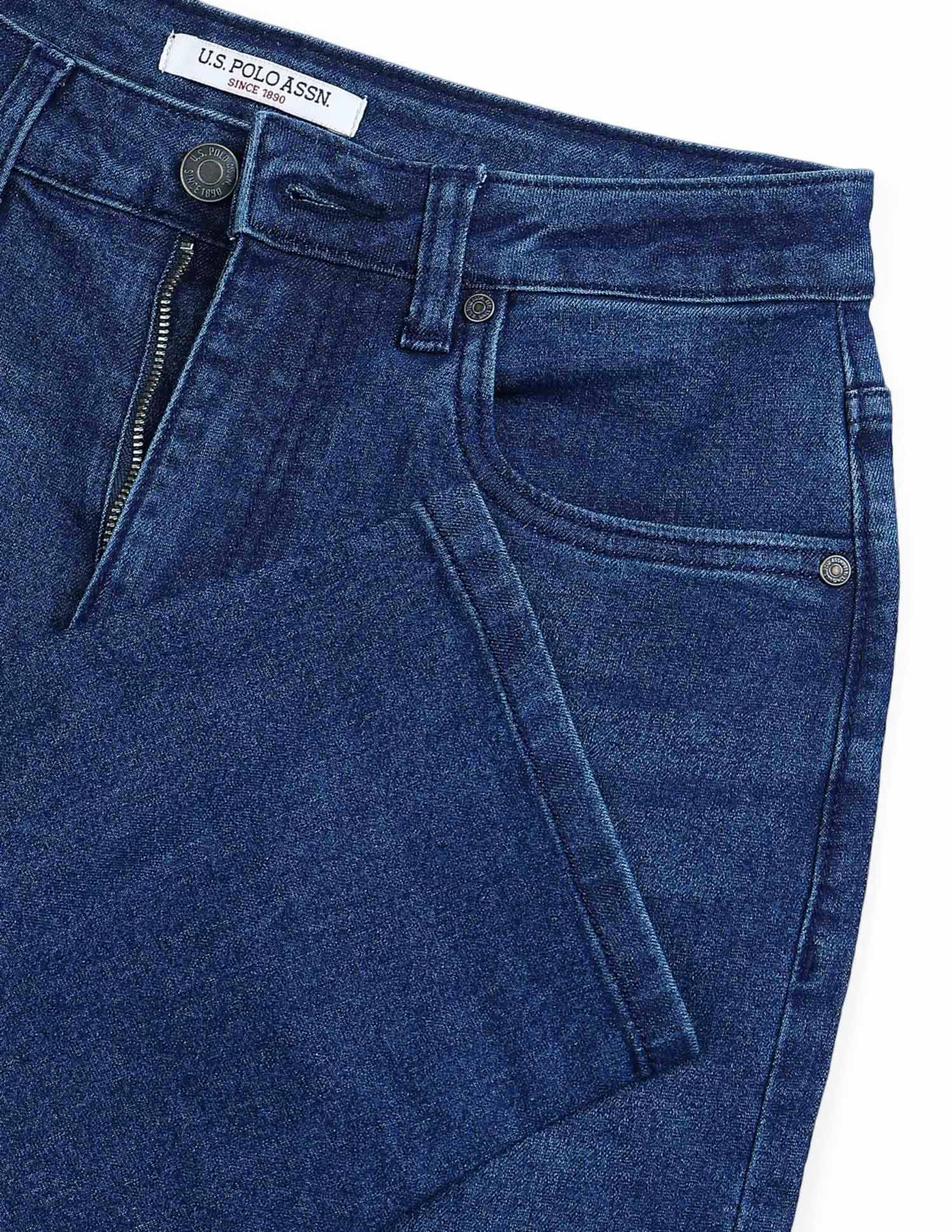 High Rise Carrot Fit Jeans - Image 2