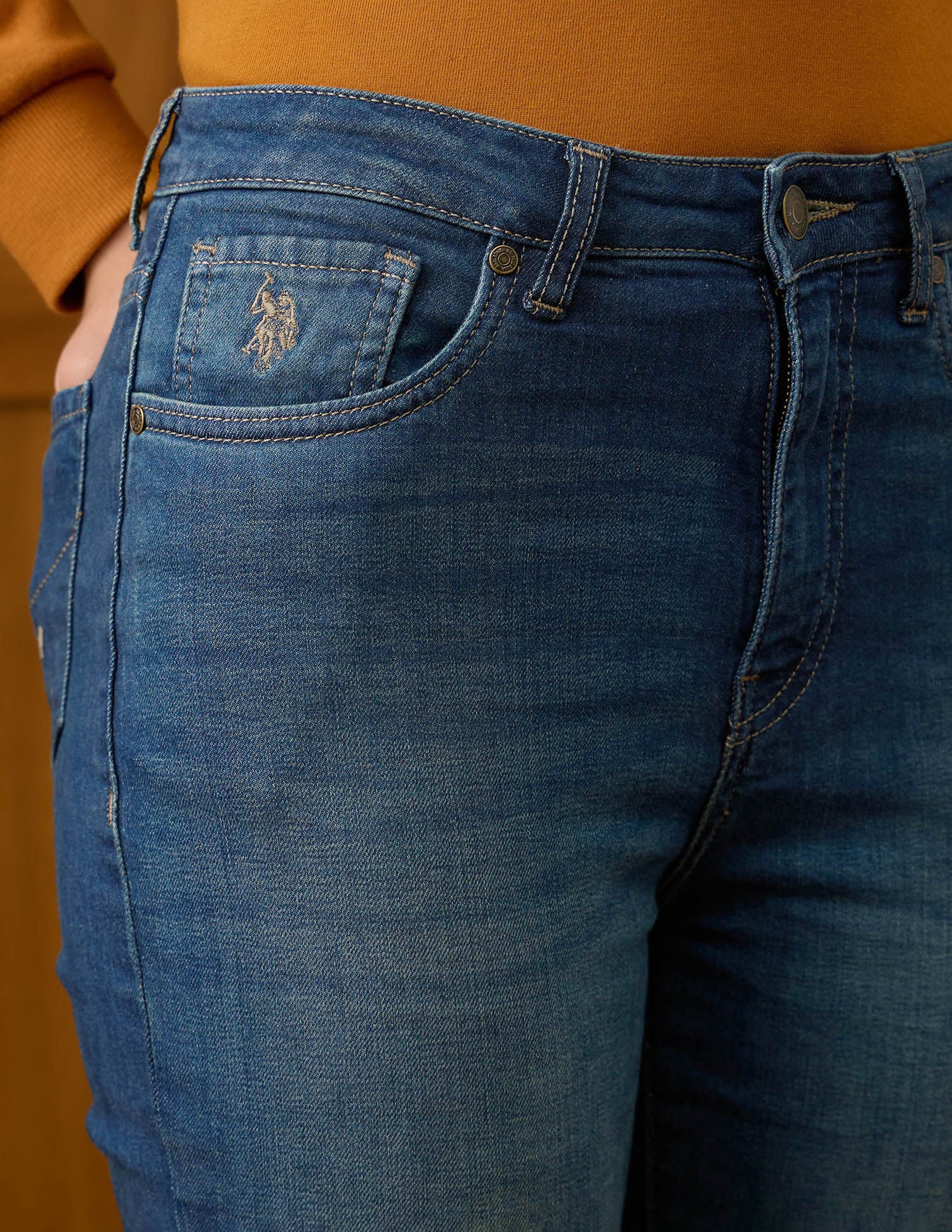High Rise Extreme Flare Fit Jeans - Image 7